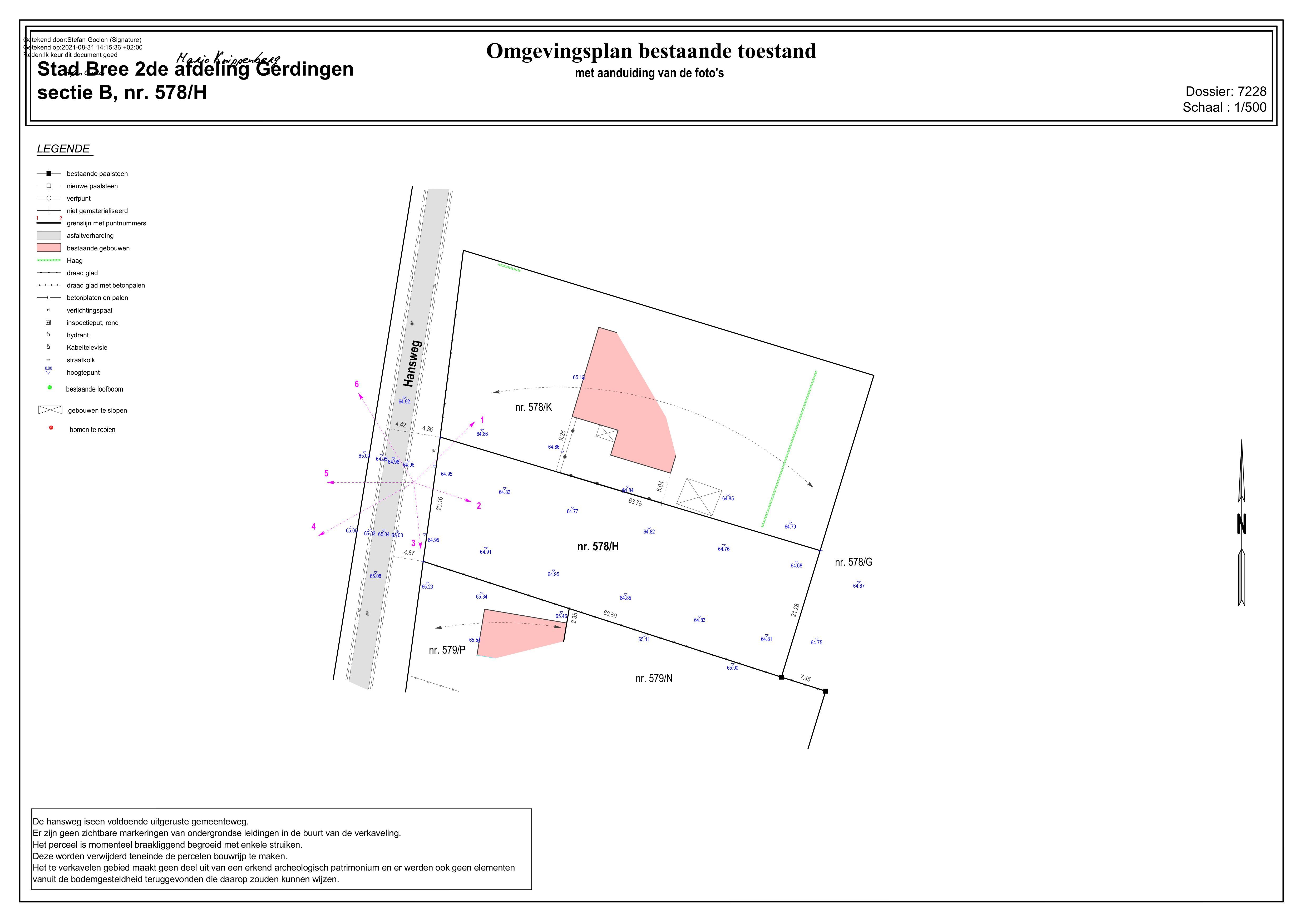 TE KOOP: 2 percelen bouwgrond voor halfopen bebouwing in Bree (Gerdingen) foto 5