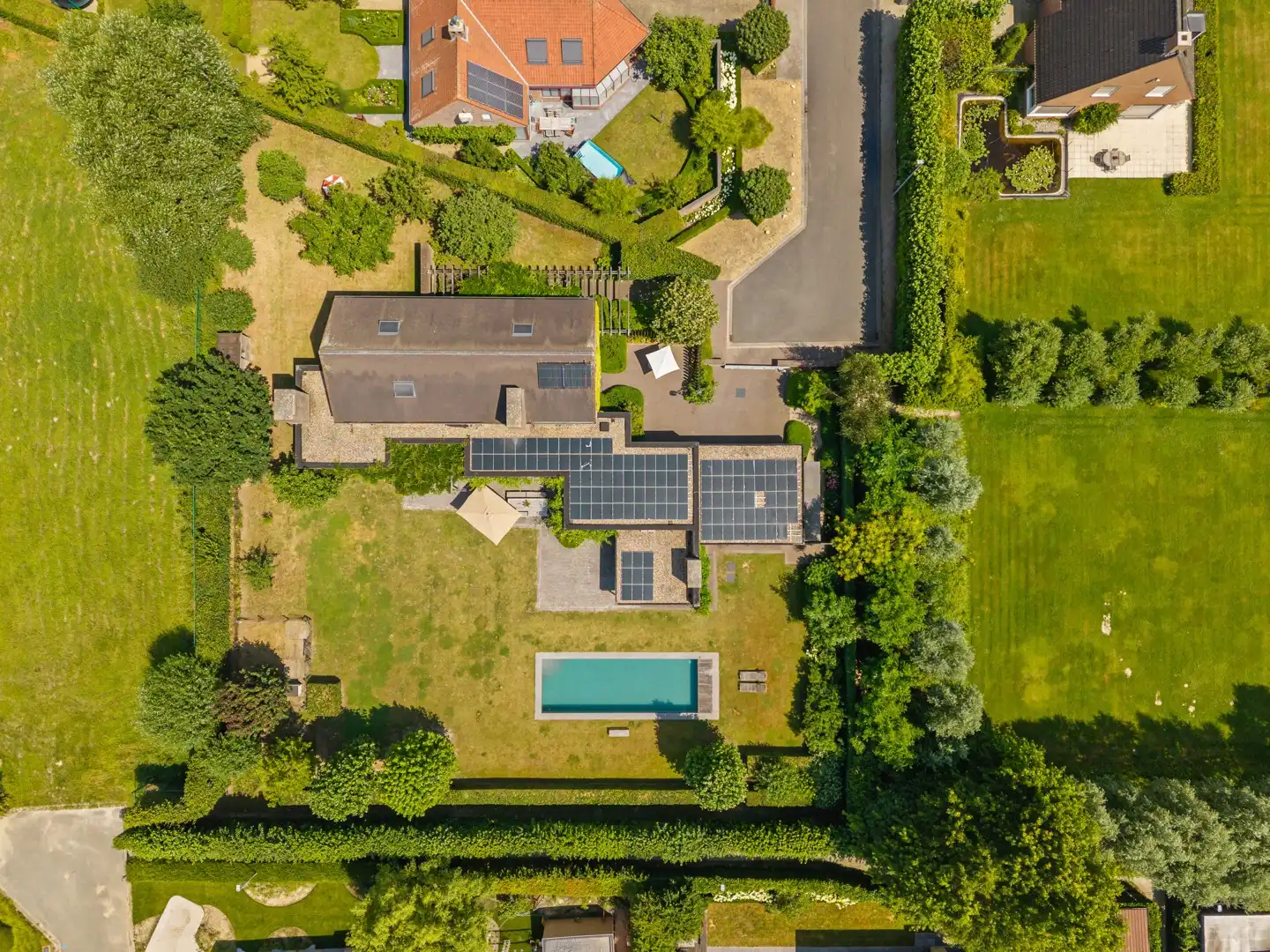 Architecturale villa met zwembad aan Sterrebos - Rumbeke foto 3
