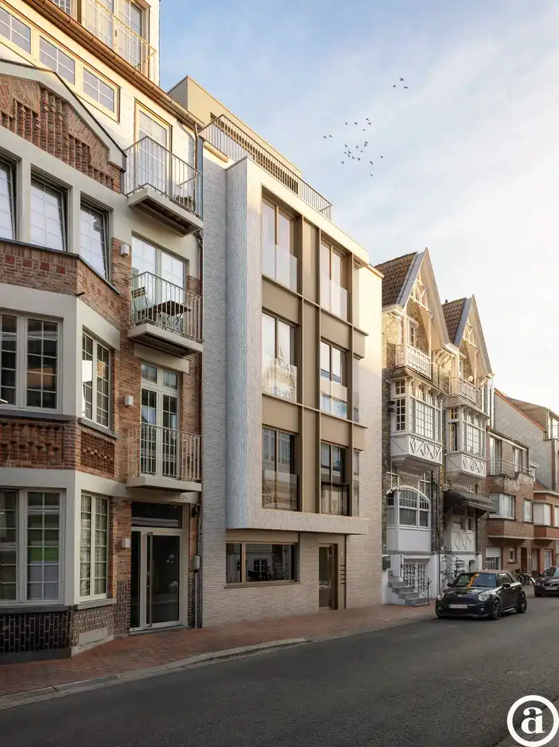Luxueus nieuwbouw appartement met 2 slaapkamers in hartje Knokke. foto {{pictureIndex}}