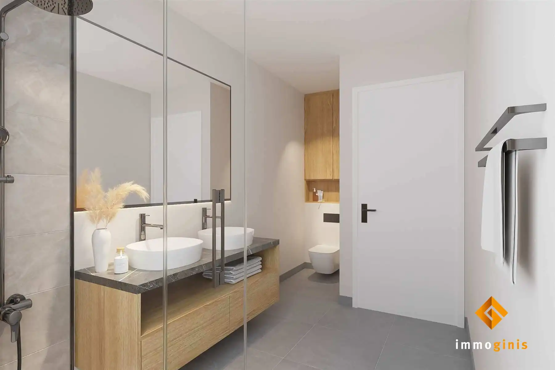 OPEN WERF! Appartement (tweede verdieping)  met 2 slaapkamers en overdekt terras.  foto 9