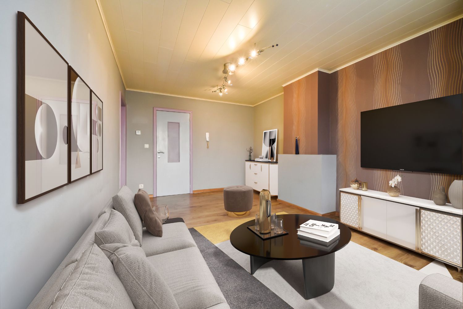 Licht op te frissen twee slaapkamer appartement op een uitstekende locatie foto 2