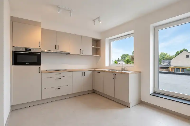 Stijlvol nieuwbouwappartement met 3 slaapkamer nabij het station van Evergem foto 2
