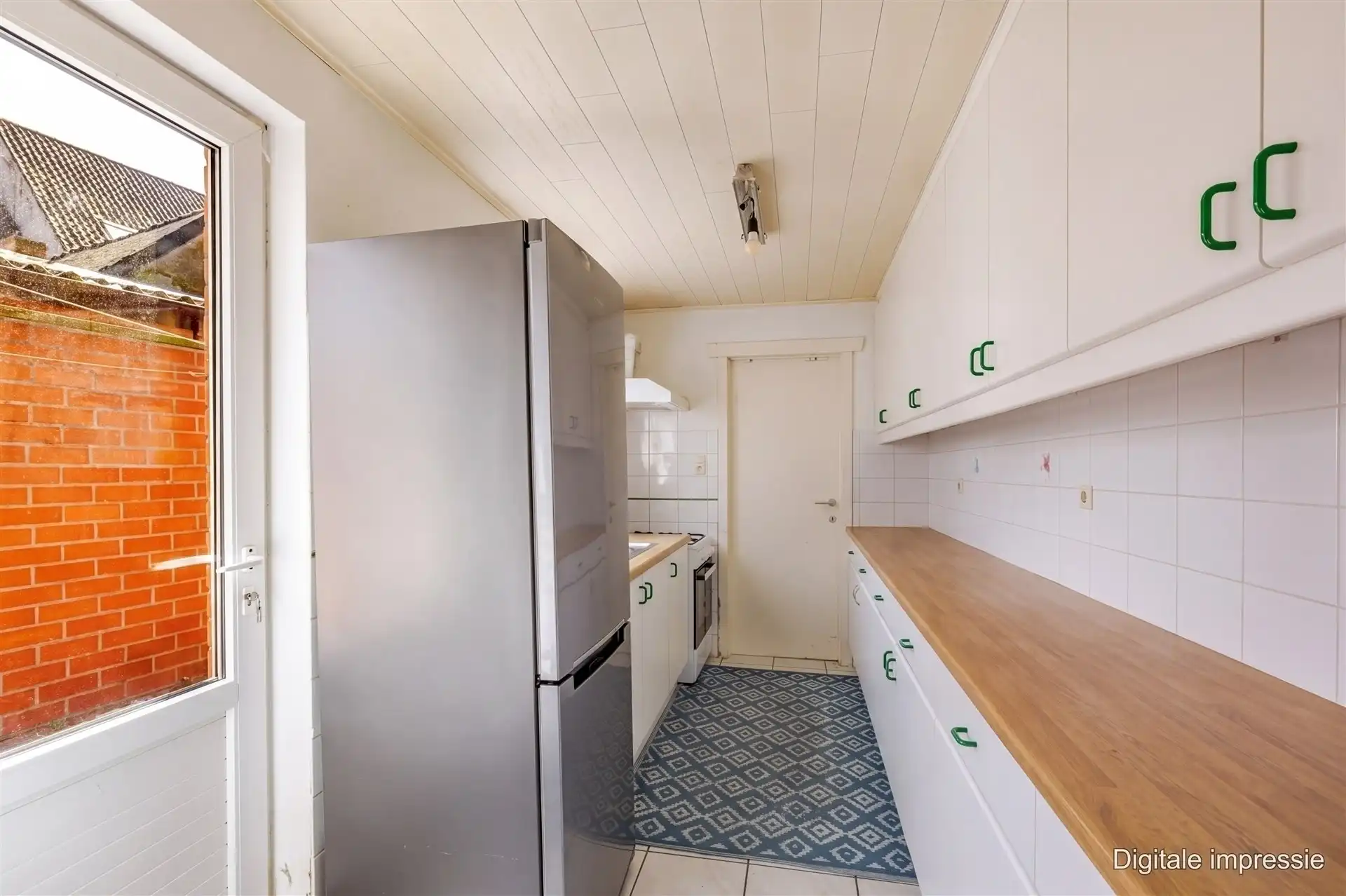 Interessante rijwoning met 2 slaapkamers in centrum Wetteren foto 17