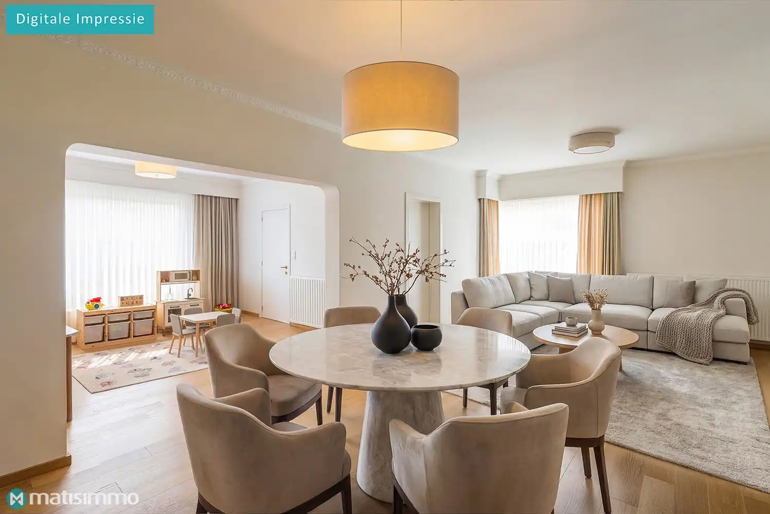 VERZORGDE GEZINSWONING MET 3 SLAAPKAMERS EN EEN RUIME TUIN TE STOKROOIE (HASSELT) foto 7