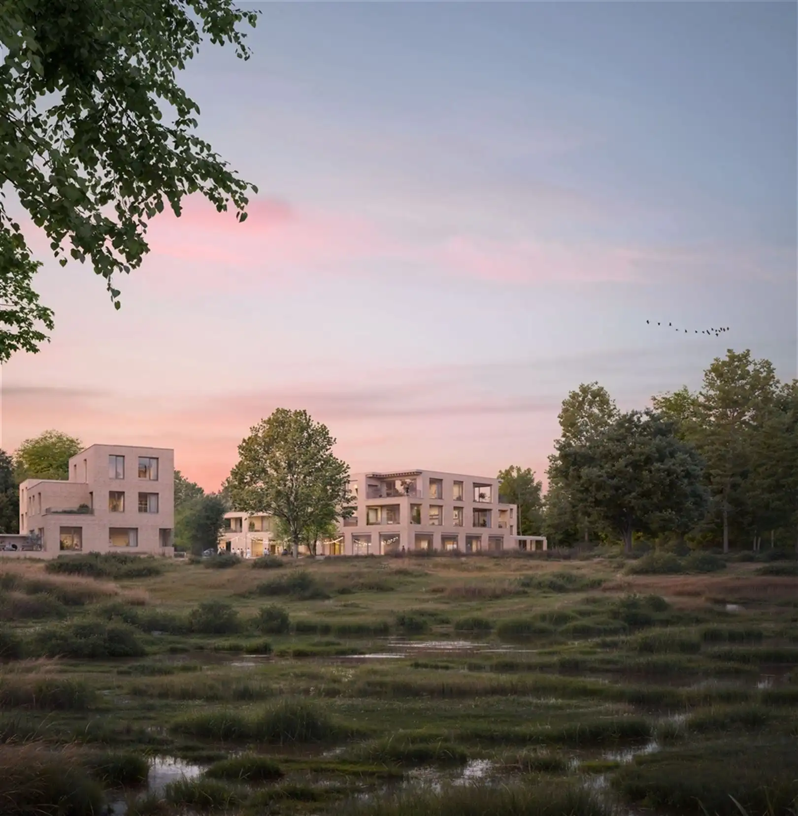 Nieuwbouw gelijkvloers kantoor in project Het Porfier te Sint-Amandsberg foto 10
