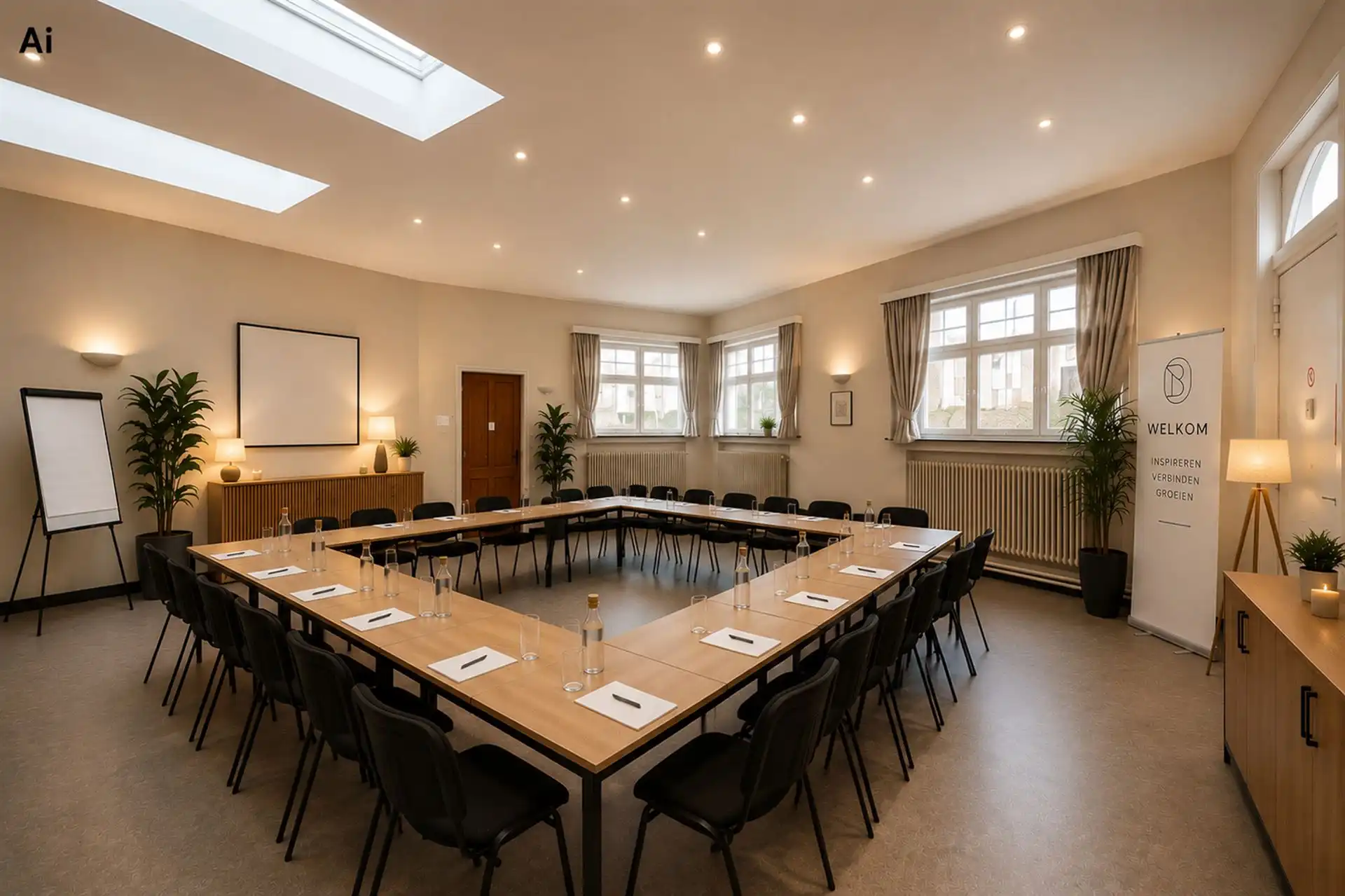 UNIEKE HERENWONING met OPRIT, GARAGES en TUIN foto 5