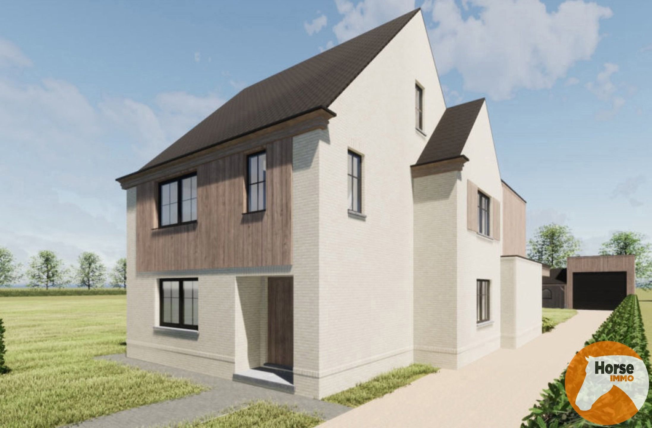 LUMMEN - Grond met vergunning voor woning/paardenstal/loods foto 3