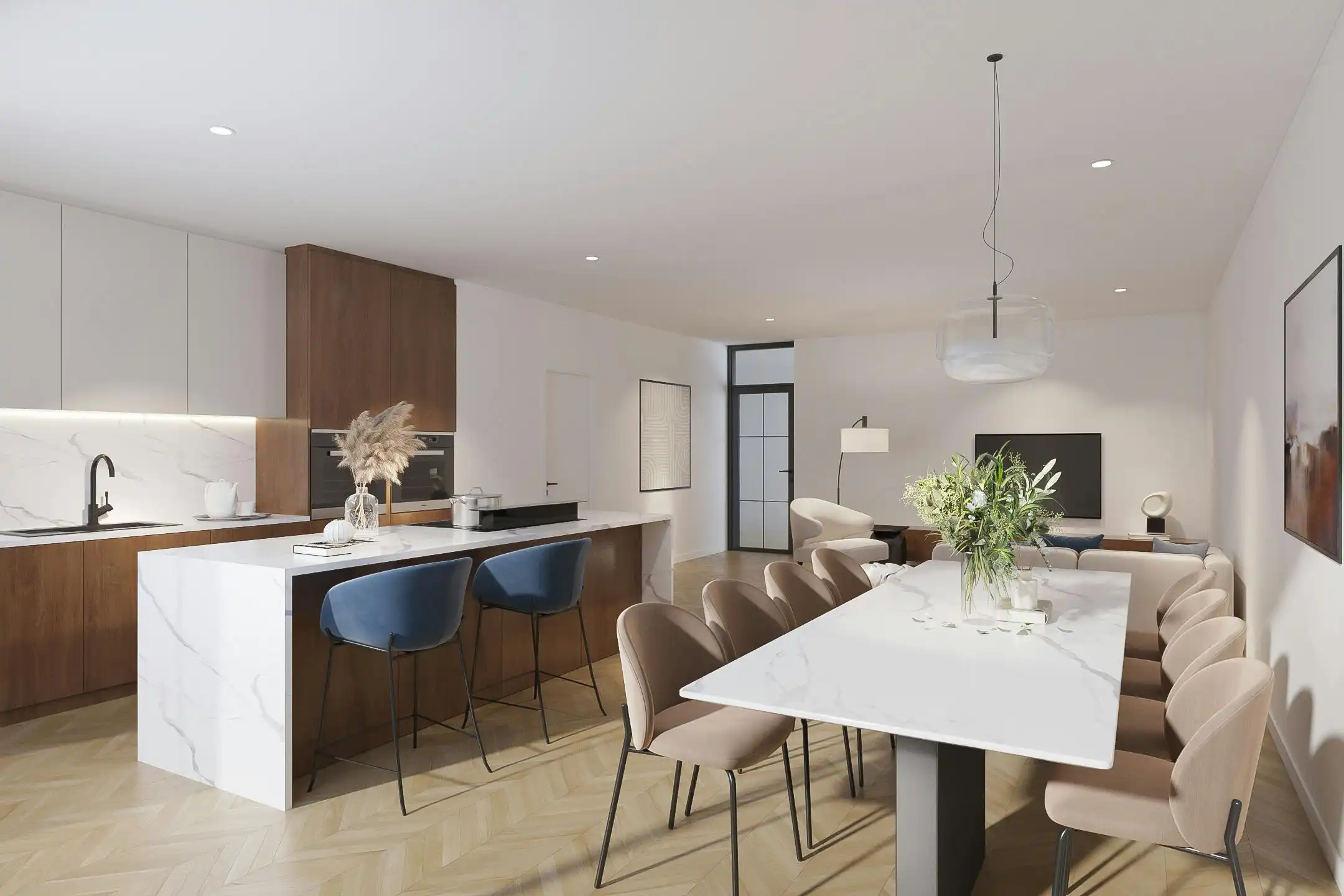 Nieuwbouwproject in Genk met 3 woningen en 5 appartementen foto 3