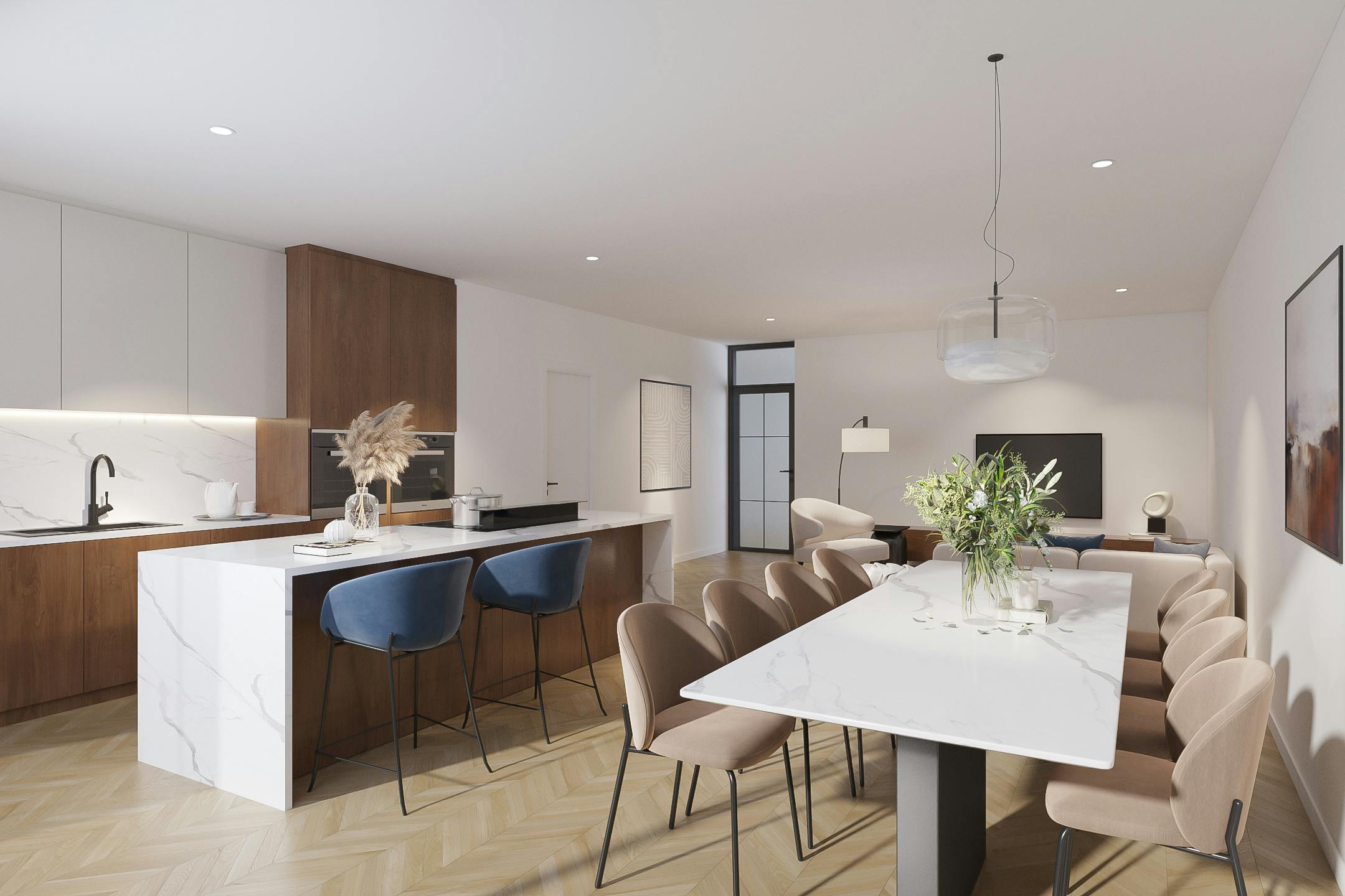 Nieuwbouwproject in Genk met 3 Woningen en 5 appartementen foto 2