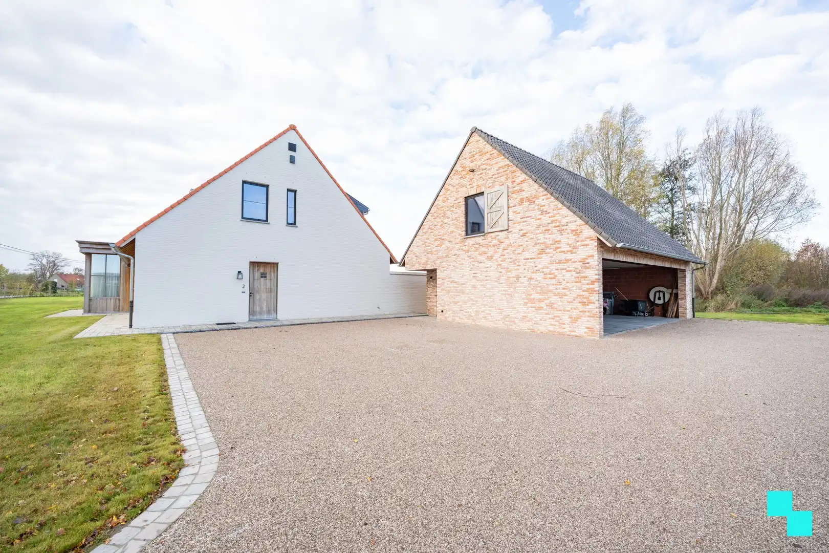 Landelijk gelegen te Ardooie: unieke nieuwbouwwoning (2023) met twee bijgebouwen op een perceel van 5.000 m² foto 6