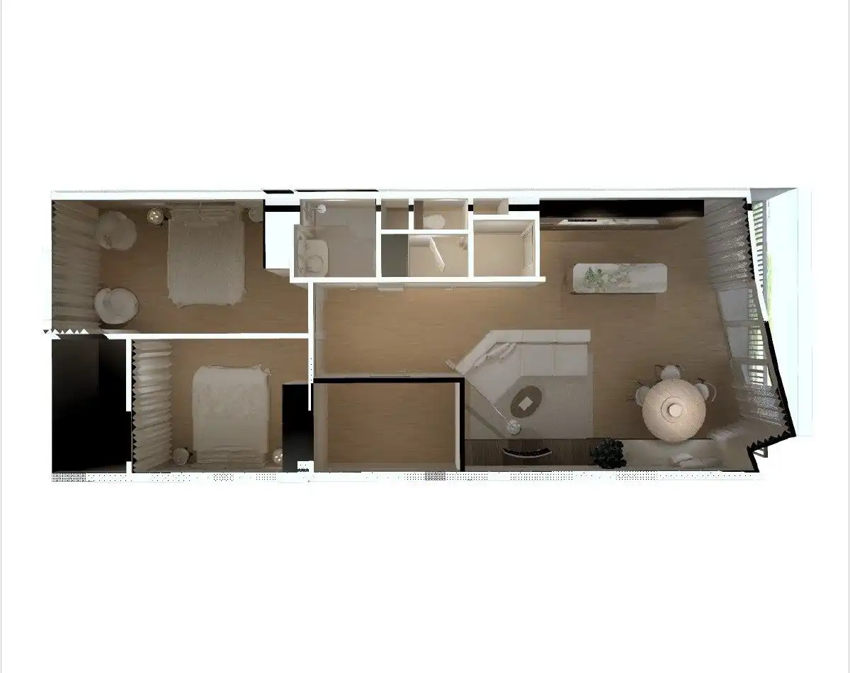 Gerenoveerd 2-slaapkamerappartement met zeezicht en zonnig terras te Oostende! foto 10