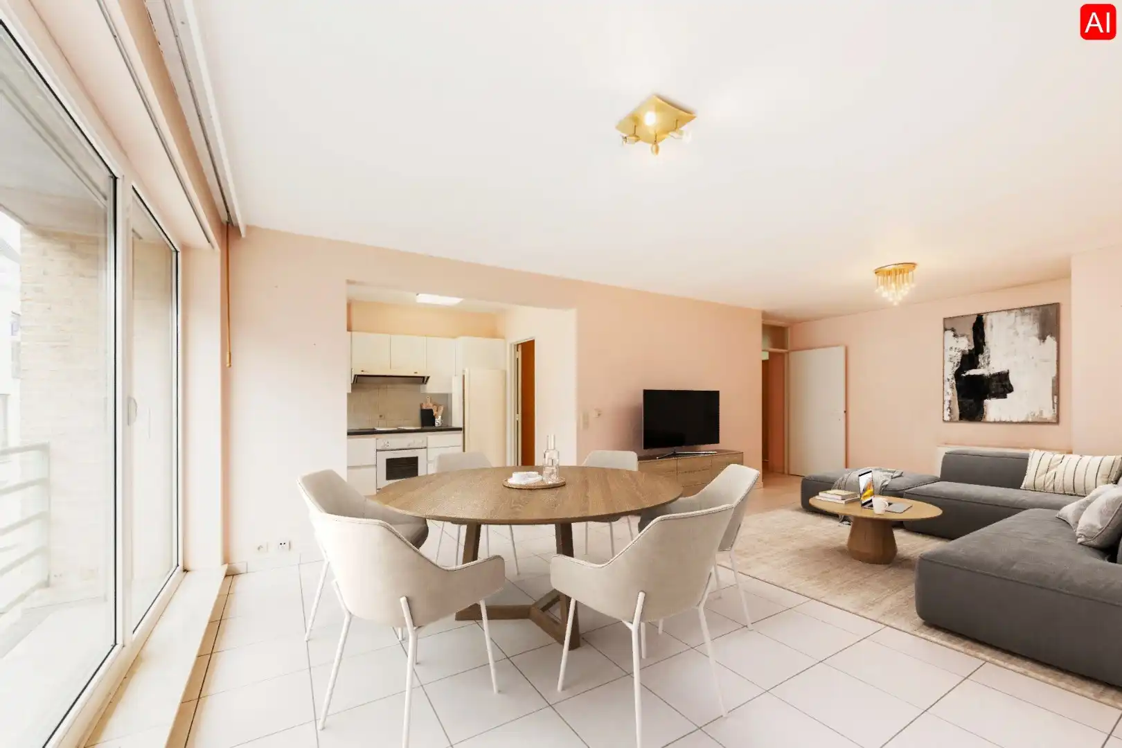 CENTRAAL GELEGEN APPARTEMENT (102 m²) MET 3 SLPKS | BERGING | AUTOSTAANPLAATS  foto 2