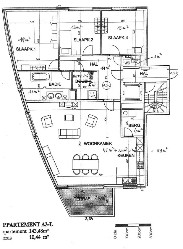 Exclusief appartement van ca. 142 m² met 3 slaapkamers, terras, autostaanplaats en uniek zicht op de Buylaers foto 19