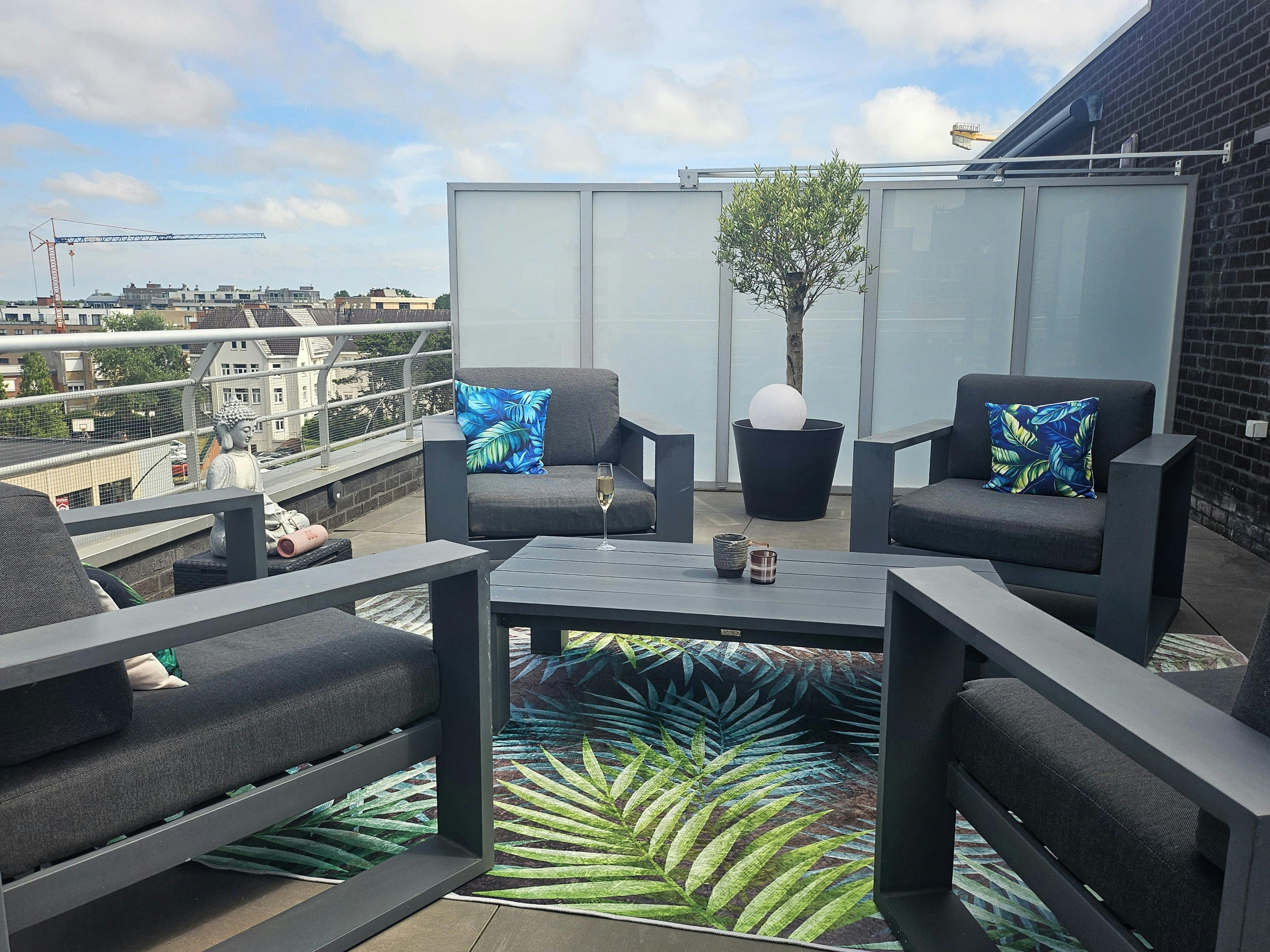 Magnifieke penthouse met 107m² terrassen op topligging! foto 17