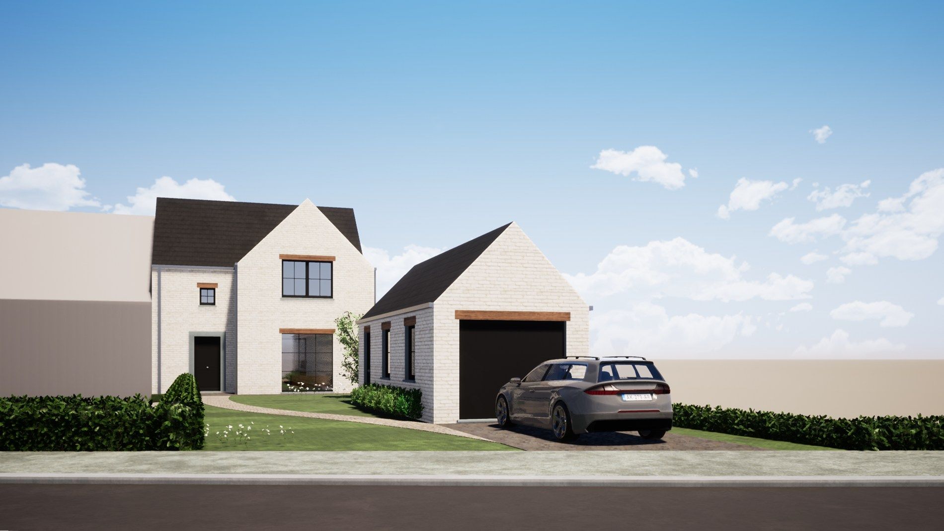 Ruime nieuwbouwwoning in landelijke setting te Kortemark foto 6