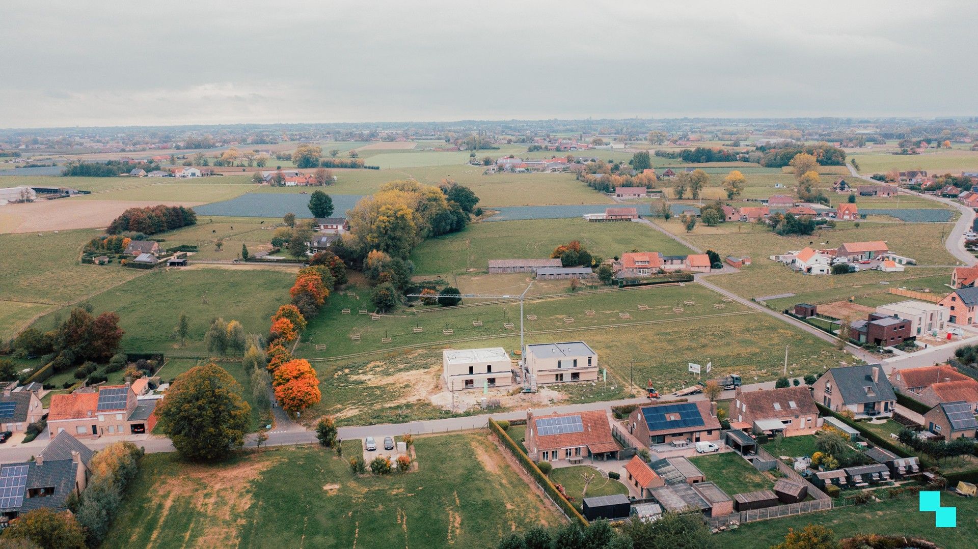 Bouwgrond met landelijk verzicht in De Ginste foto 3