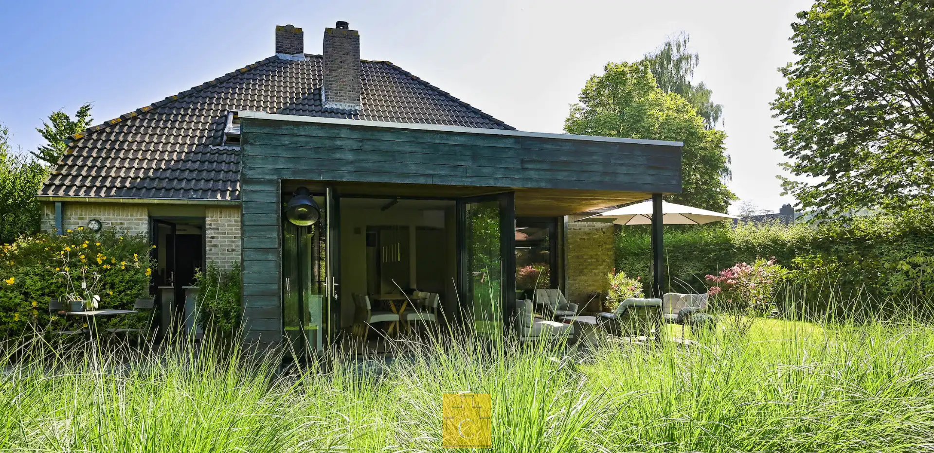 klassiek-moderne villa met garage en sublieme zongerichte tuin, stille ligging in het groen foto 7
