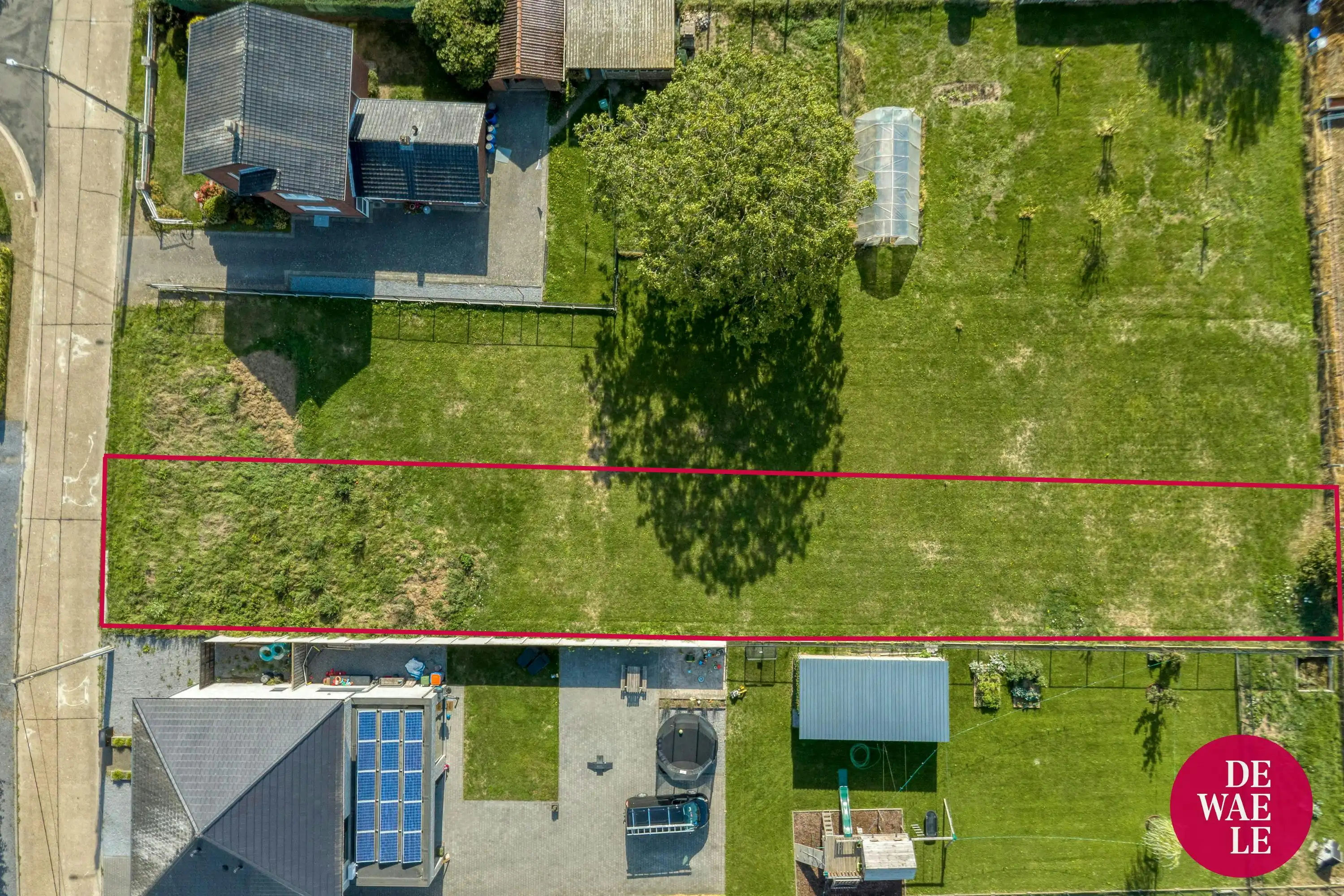 Bouwgrond halfopen bebouwing te koop in Elen 705 m² foto 2