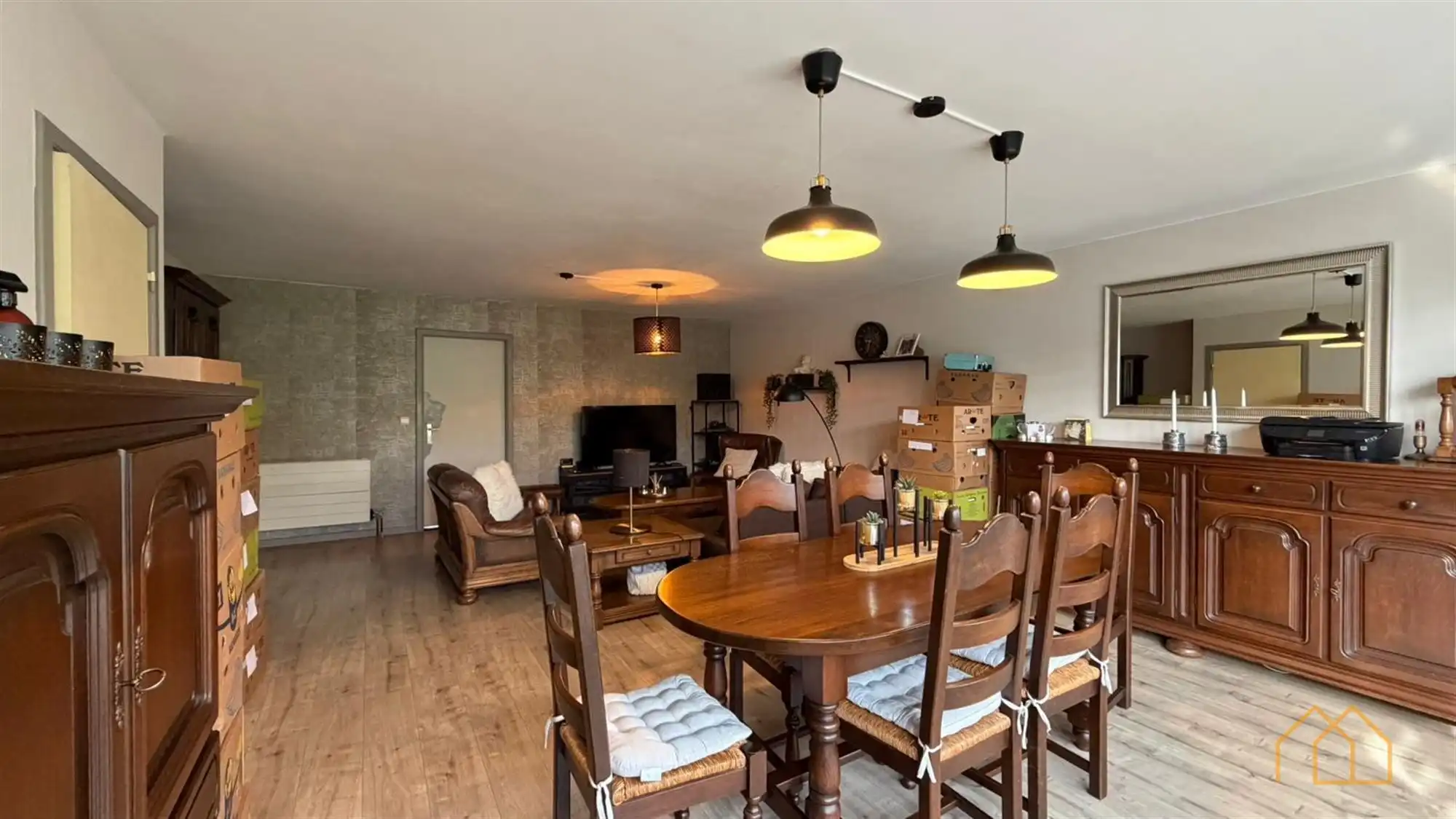 Appartement met 2slk, grote living, en eigen garage  foto 5