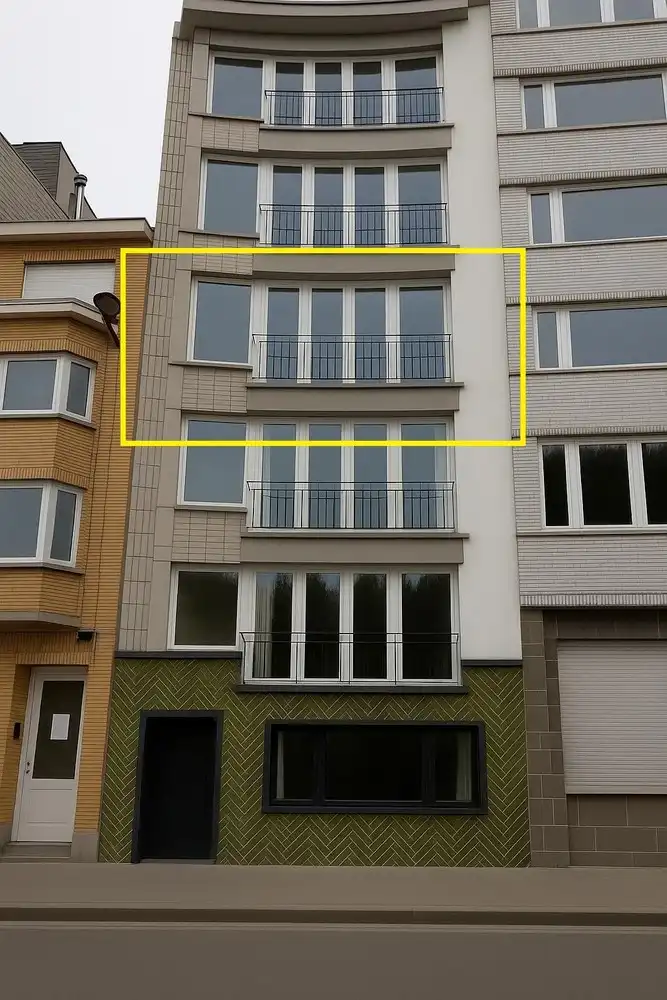 Gerenoveerd 2-slaapkamerappartement met zeezicht en zonnig terras te Oostende! foto {{pictureIndex}}