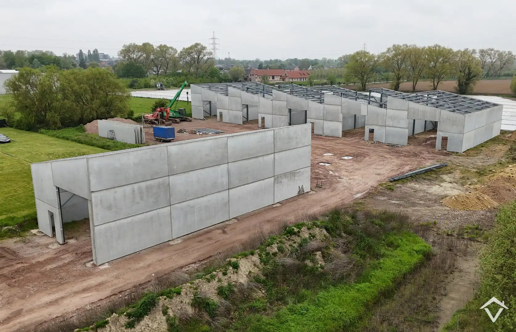 Loods NR A te koop – 180 m² KMO-zone Ardopoort te Roeselare foto 14