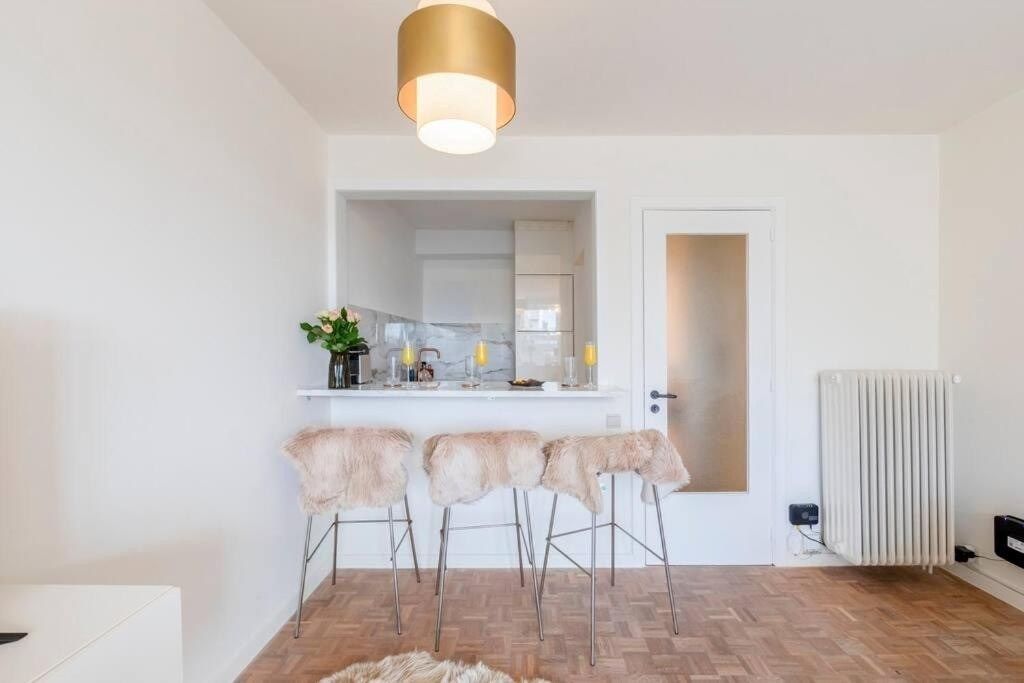 Stijlvol gerenoveerd 1-slaapkamerappartement aan het water in hartje Gent foto 8