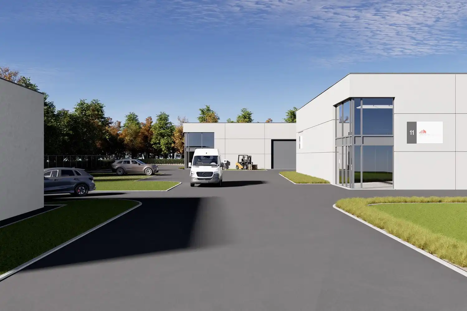 te huur Maldegem – uitstekend gelegen bedrijfsunit van 187m² voor opslagruimte of atelier. foto 6