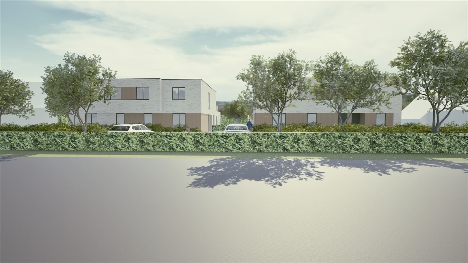 Nieuwbouw duowoningen met carport, terras of tuin foto 2