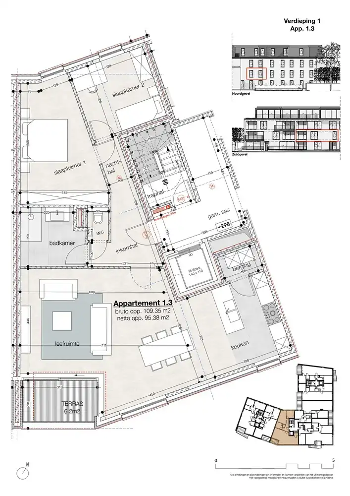 Mooie 2-slaapkamerappartement van 95 m² op het 1ste verdiep – Residentie Sint Amandus foto 19