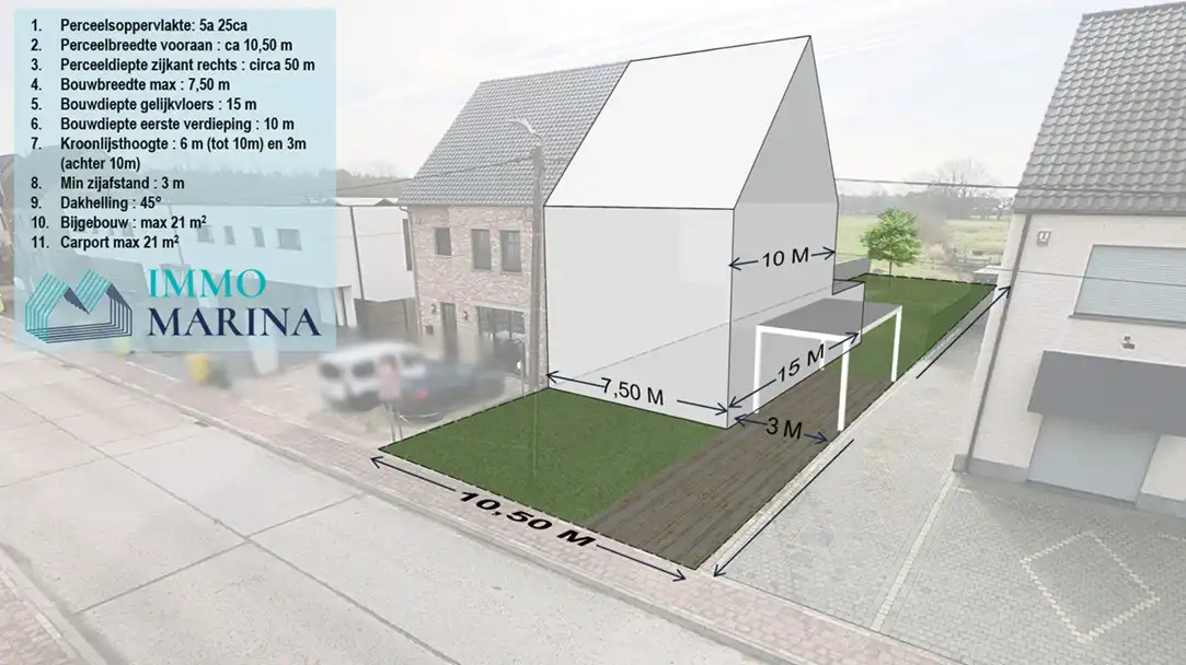 Mooi Z-gericht perceel voor HOB met weids zicht te Begijnendijk foto {{pictureIndex}}