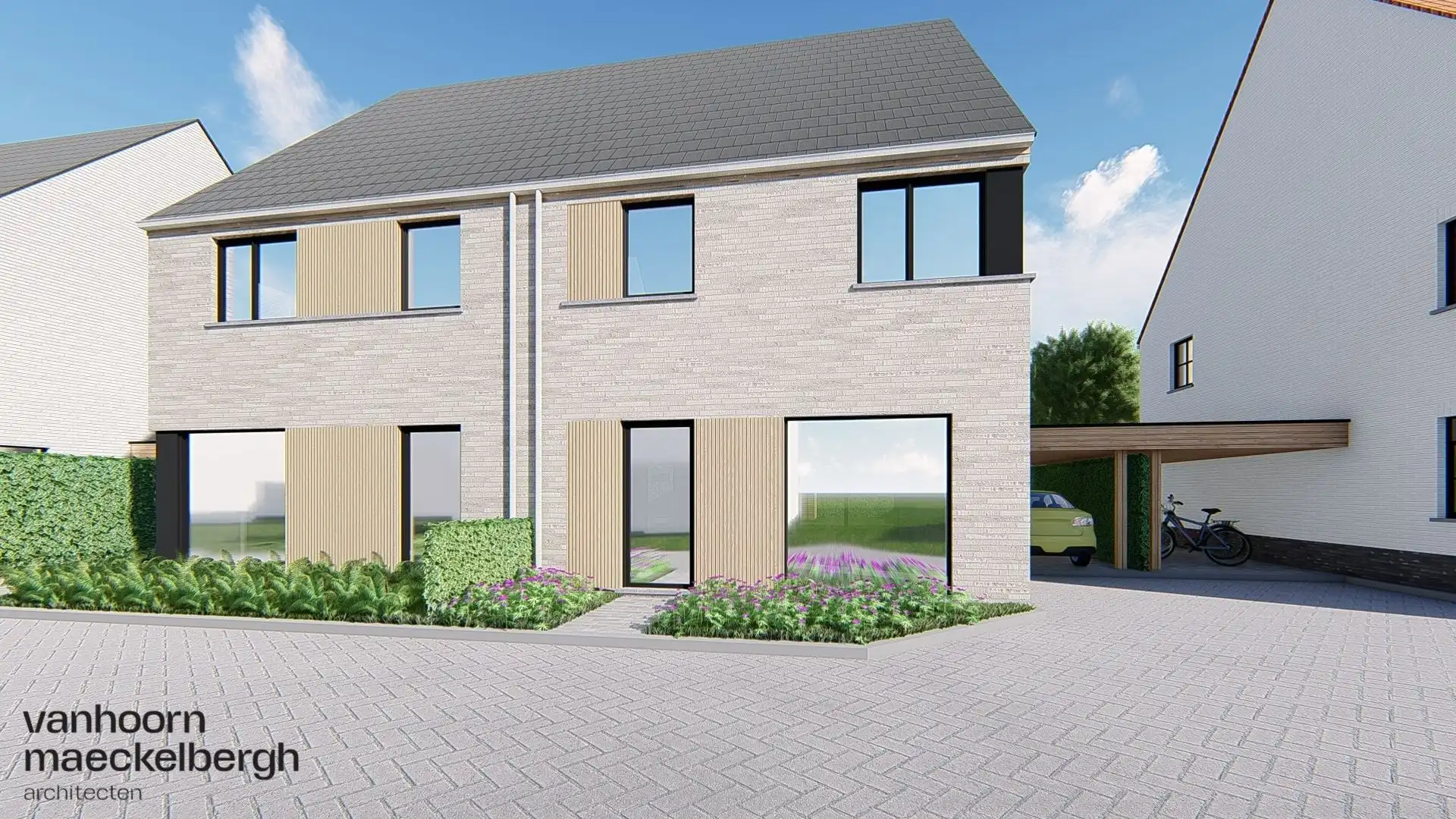 Energiezuinige nieuwbouwwoning in het centrum van Harelbeke foto 2