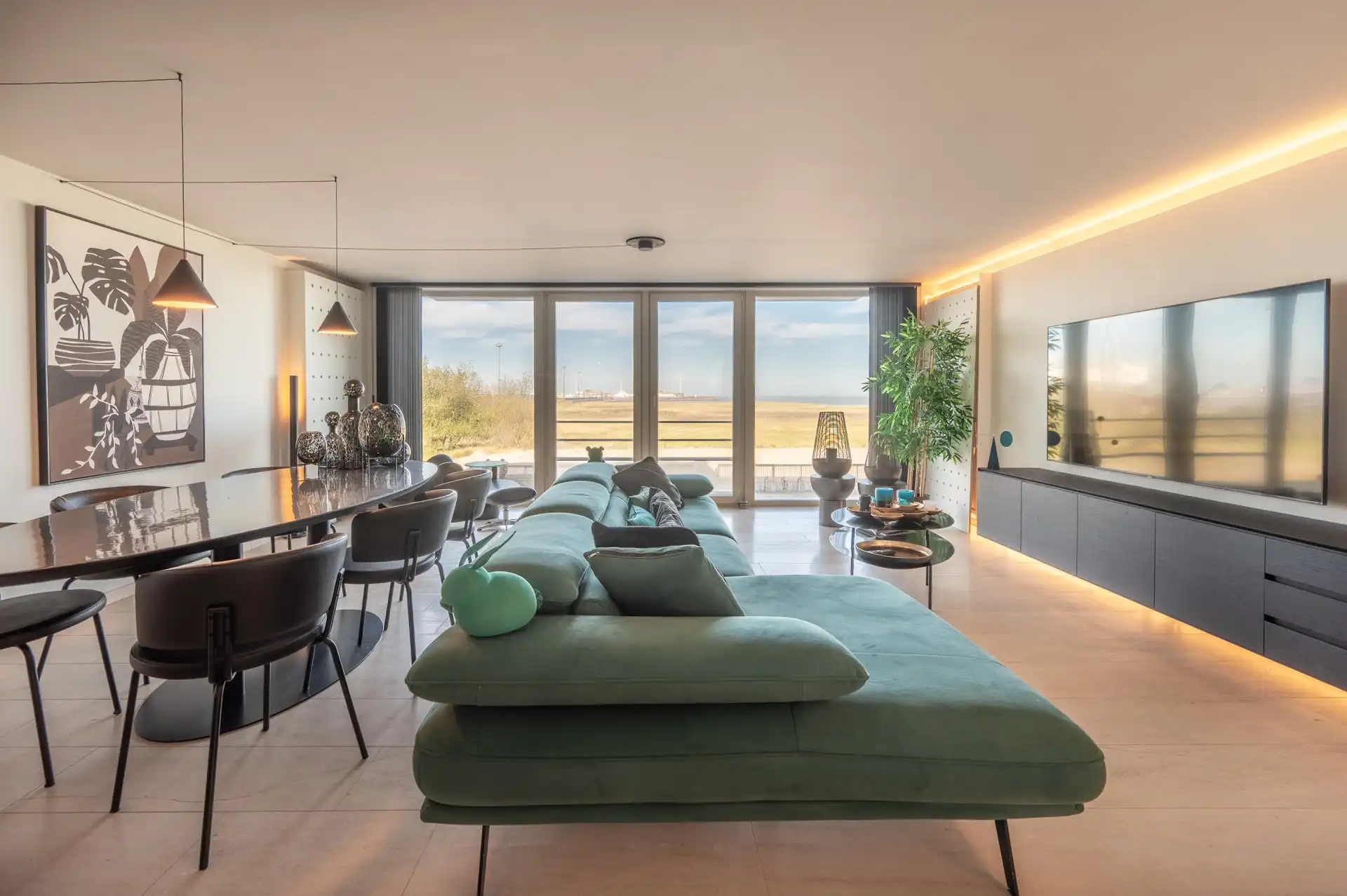 Frontaal zeezicht & zicht op natuurgebied – Orchidée (4SLPK) foto 2