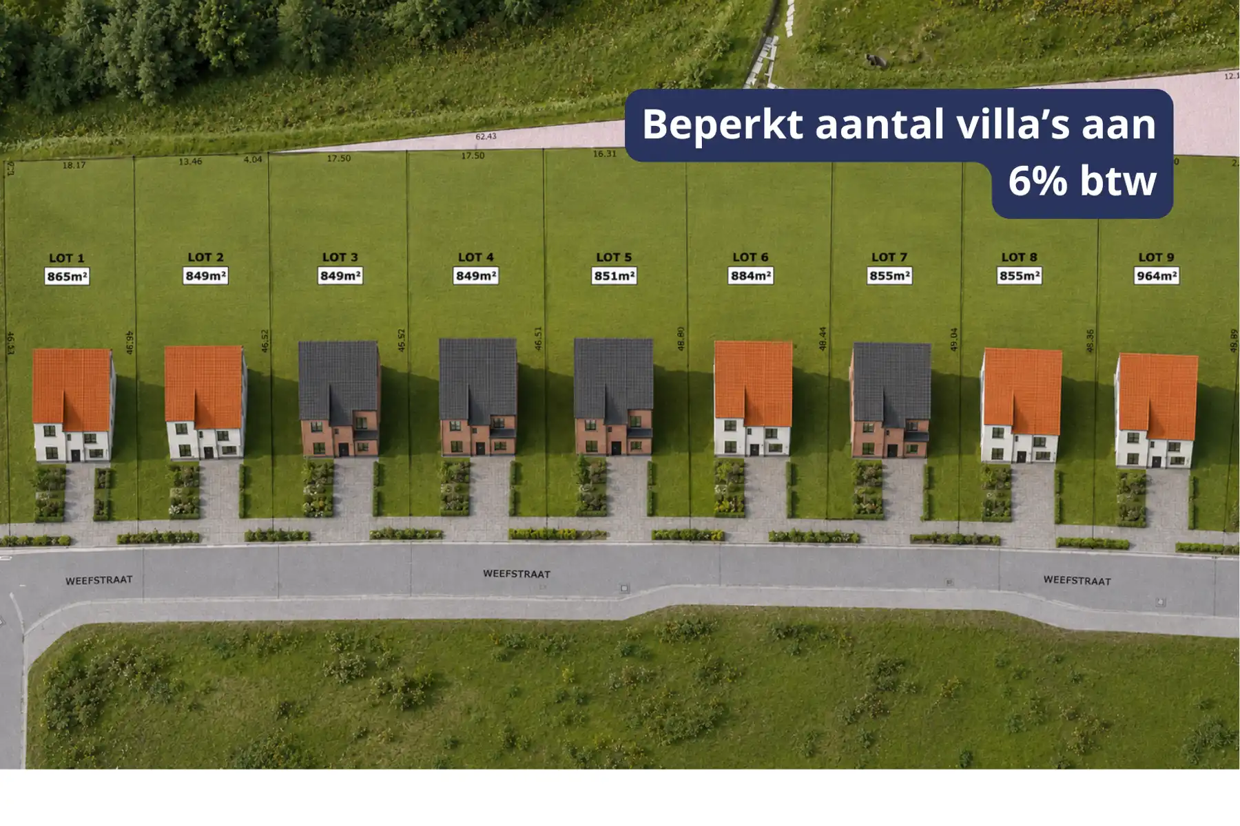 VIlla's op royale percelen in Eke - 6% btw mogelijk* foto {{pictureIndex}}