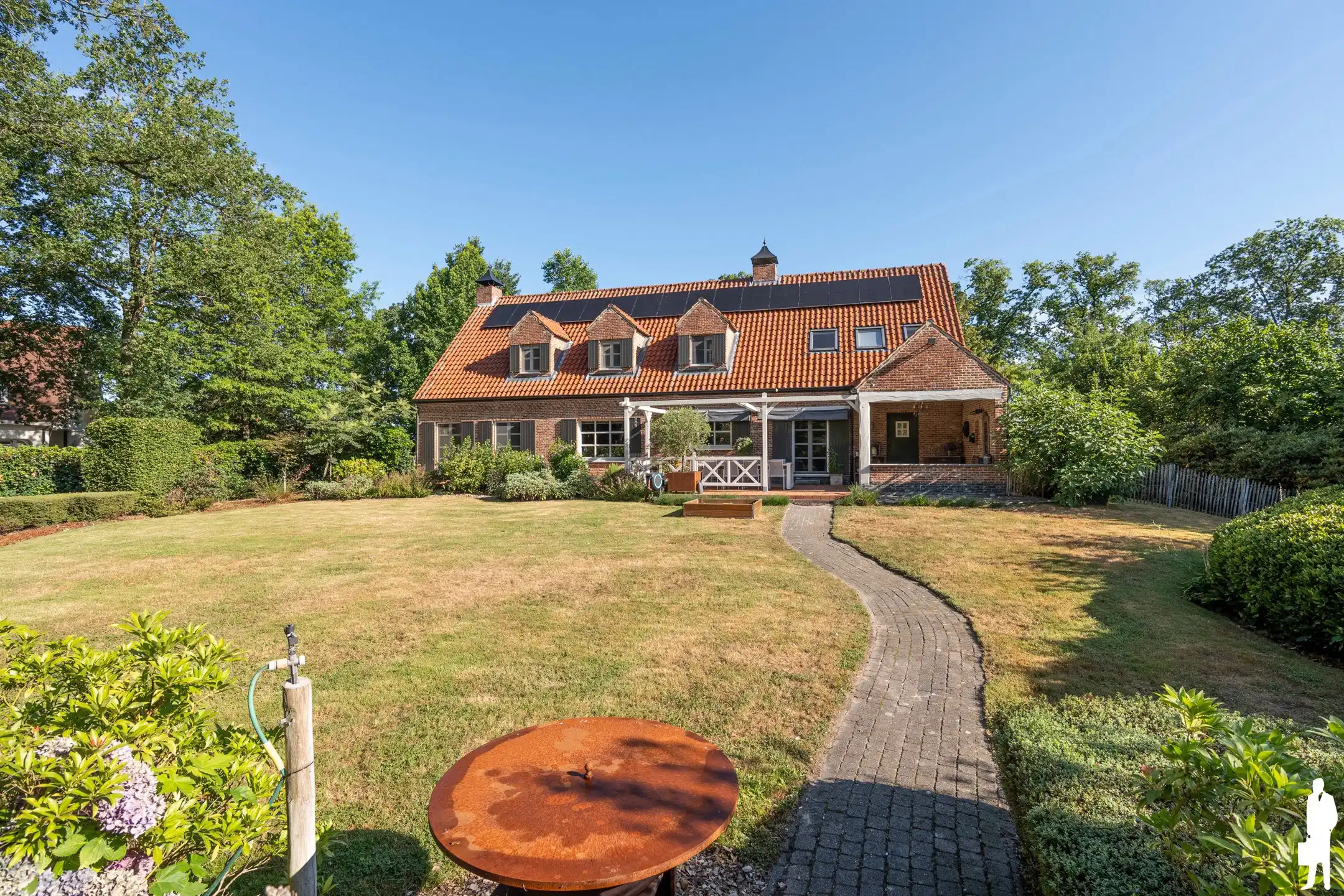 Ruime villa - natuurlijke ligging: bos & weiland; zuidtuin  foto 21