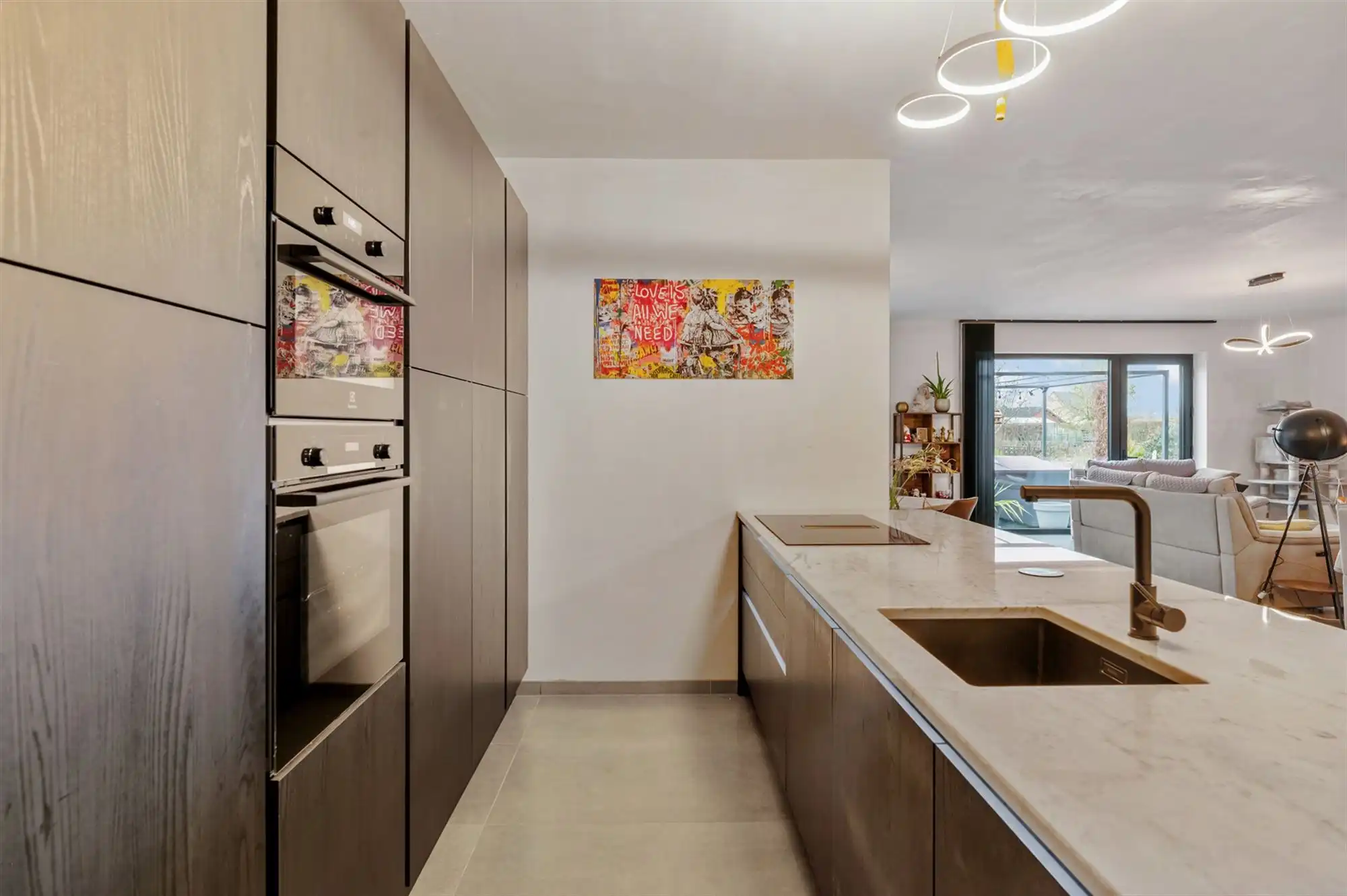 PERFECT ONDERHOUDEN GELIJKVLOERS APPARTEMENT MET 3 SLAAPKAMERS EN PRIVATE TUIN VAN 8A90CA TE KORSPEL foto 10