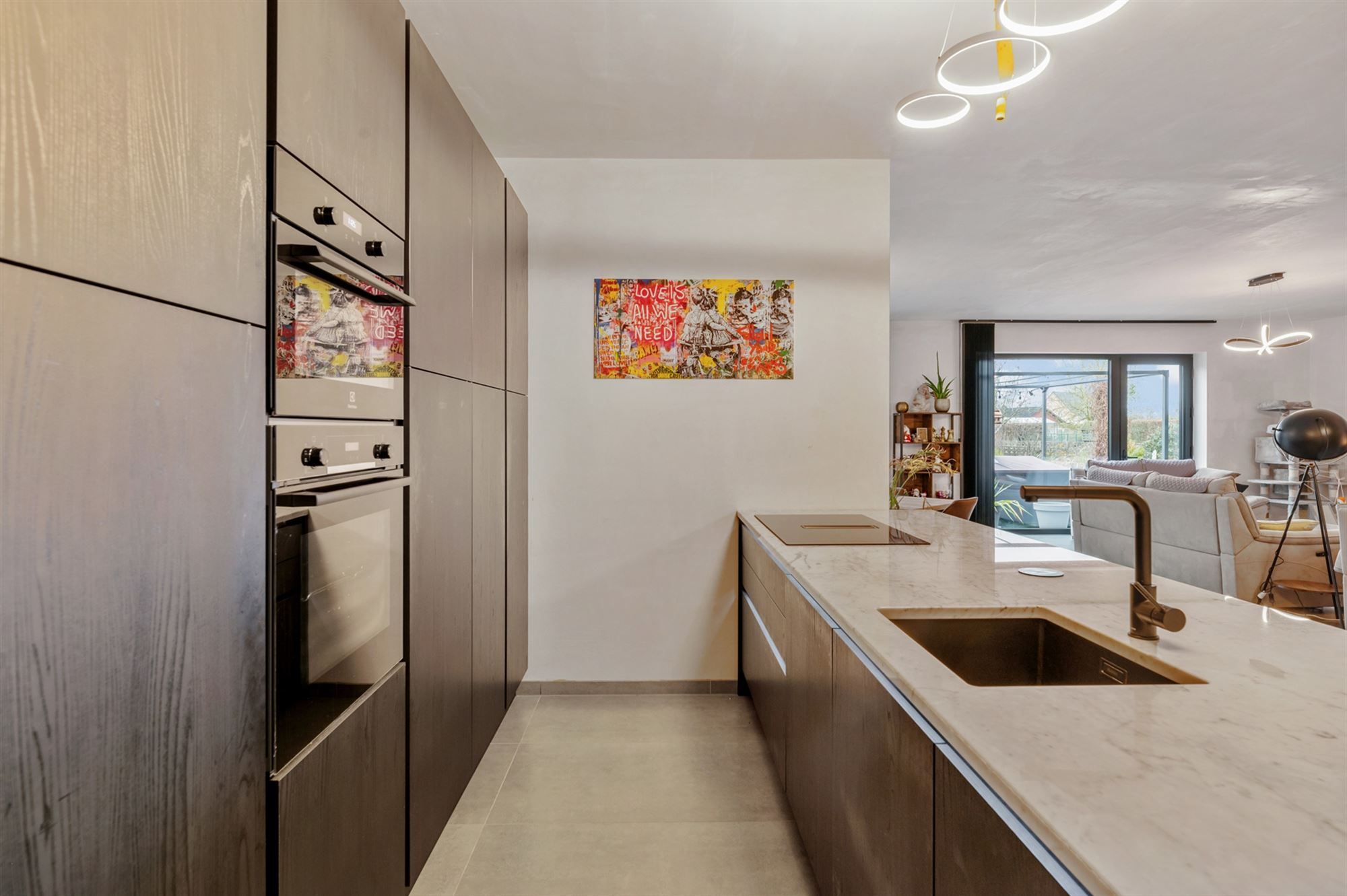 PERFECT ONDERHOUDEN GELIJKVLOERS APPARTEMENT MET 3 SLAAPKAMERS EN PRIVATE TUIN VAN 8A90CA TE KORSPEL foto 10