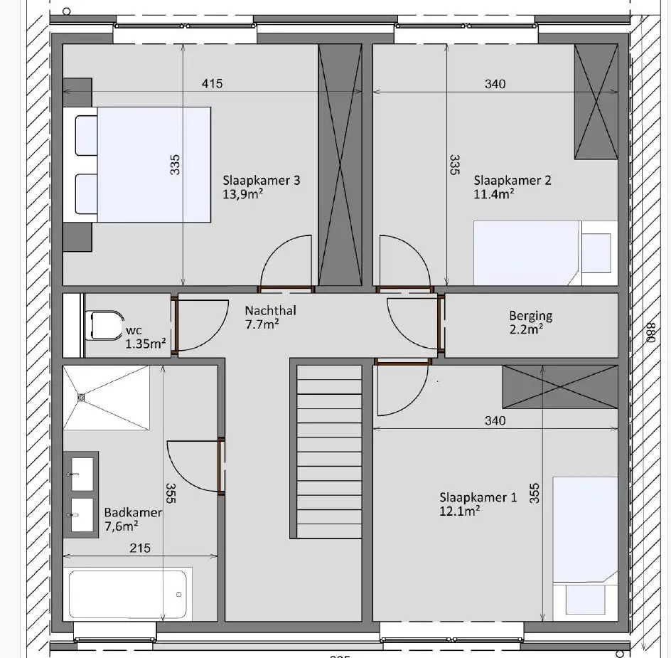 Energiezuinige instapklare rijwoning met garage en tuin, rustig en heel centraal gelegen ( 6% BTW )  foto 7