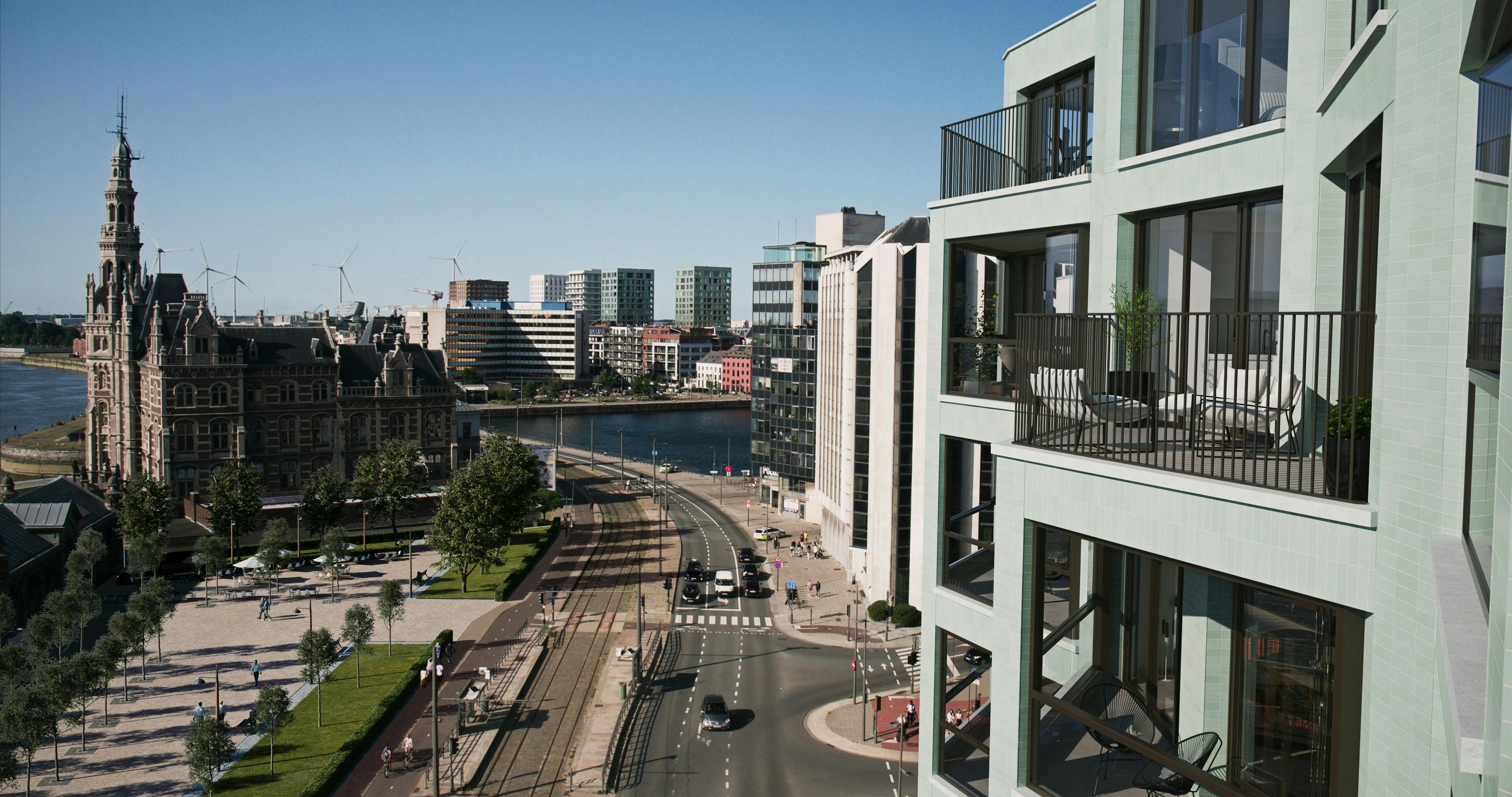 A0302 Rivert nieuwbouwappartement te Antwerpen  foto 2