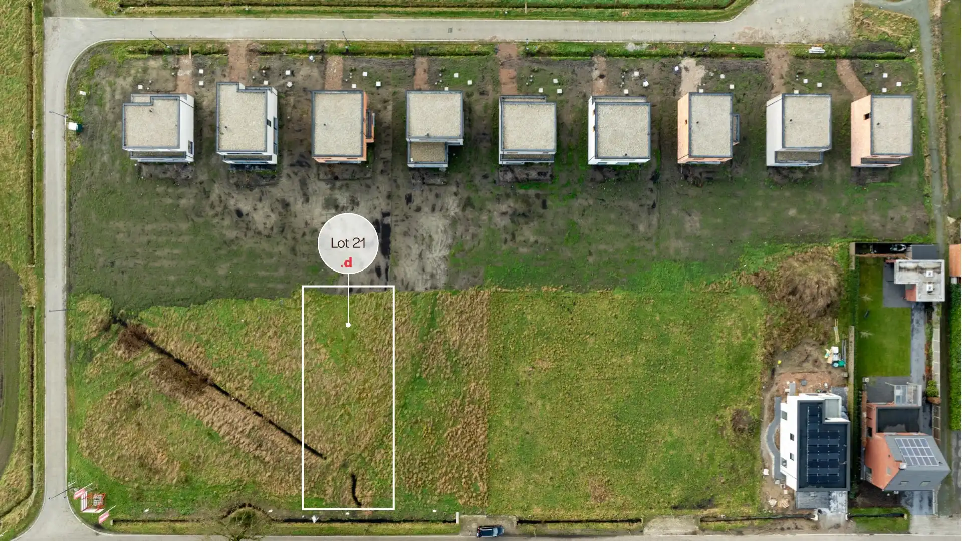 Bouwgronden voor open bebouwing in landelijke omgeving foto 3