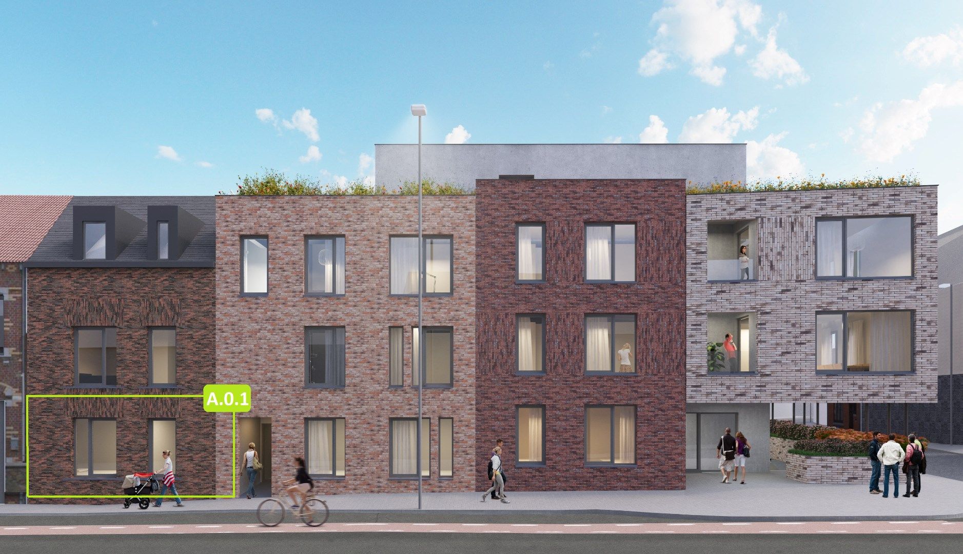 INSTAPKLAAR APPARTEMENT MET 3 SLAAPKAMERS EN GROOT TERRAS - 6% BTW mogelijk! foto {{pictureIndex}}