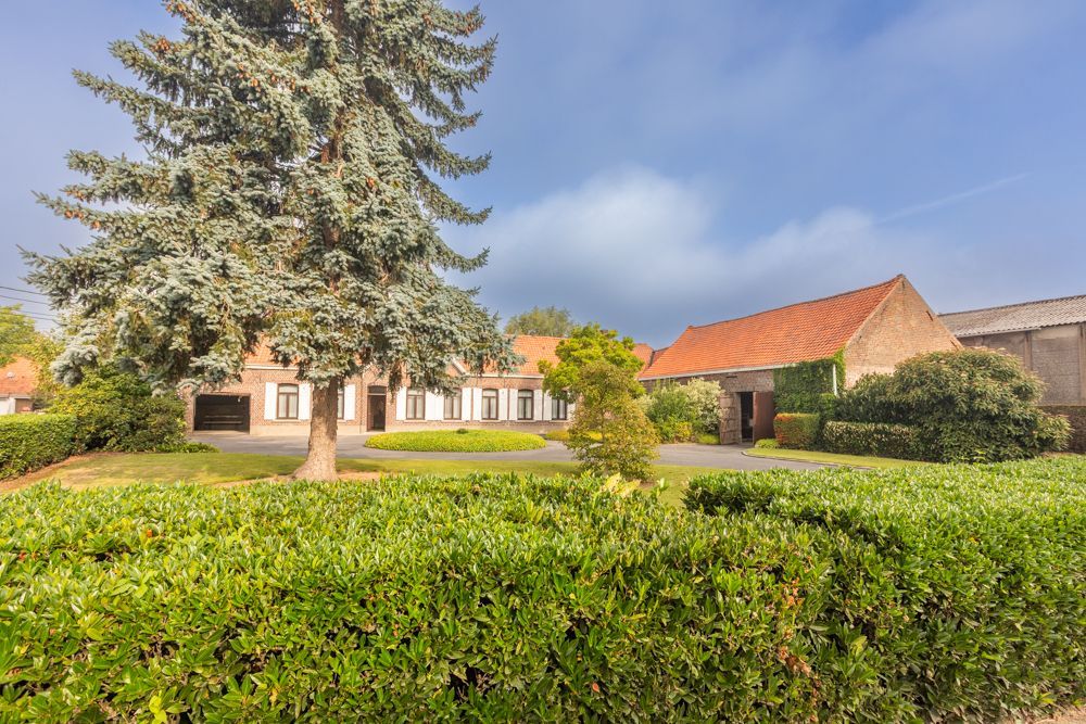 Hoofdfoto van de publicatie: Hoeve met stallen op 3780 m² aan de grens met Elsegem