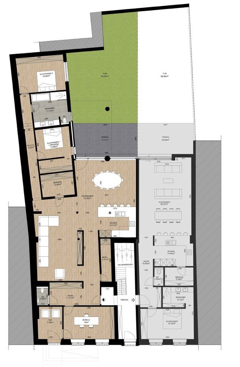 Luxe app.2/3 slpk,tuin 90m²+garage REGISTRATIE 2% mogelijk foto 6