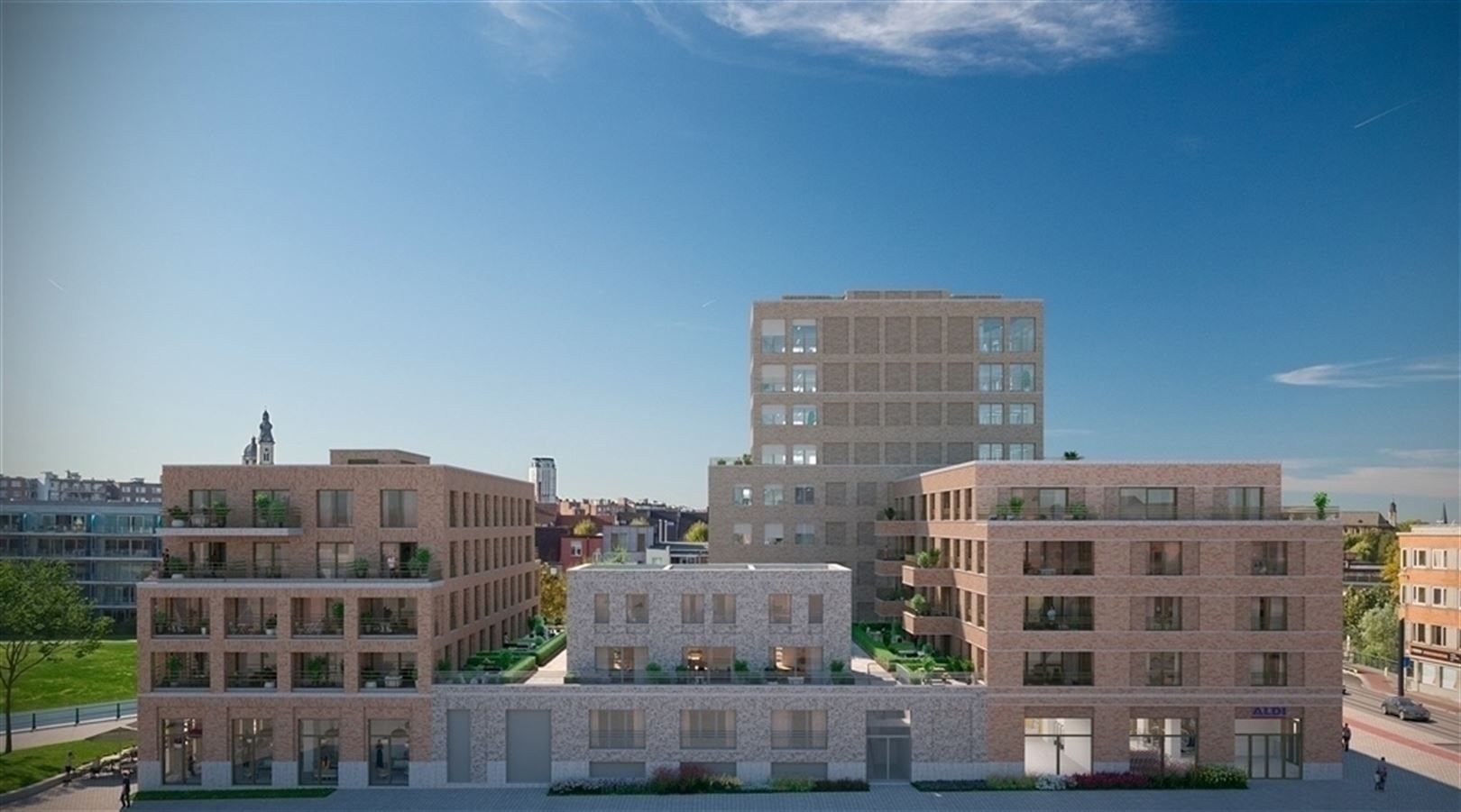 Nieuwbouwkantooor nabij het Gentse stadscentrum Keizerpoort met oppervlakte van 257 m² foto 14