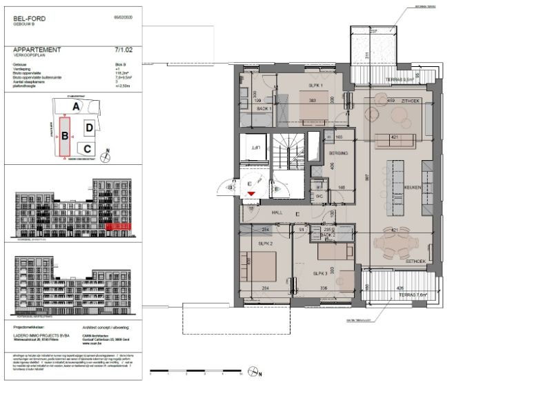 Roeselare-centrum: 40 appartementen in de Wortelstraat  zijn zeer gunstig georiënteerd. foto 2