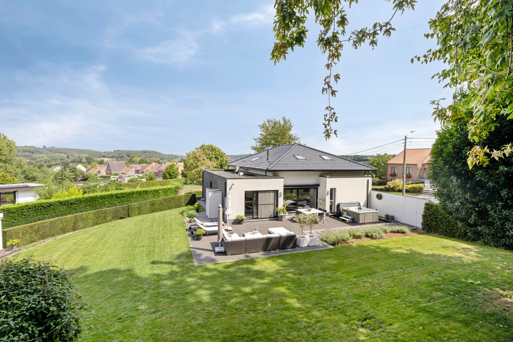 Prachtige moderne, energiezuinige villa in het groene Dworp foto 28