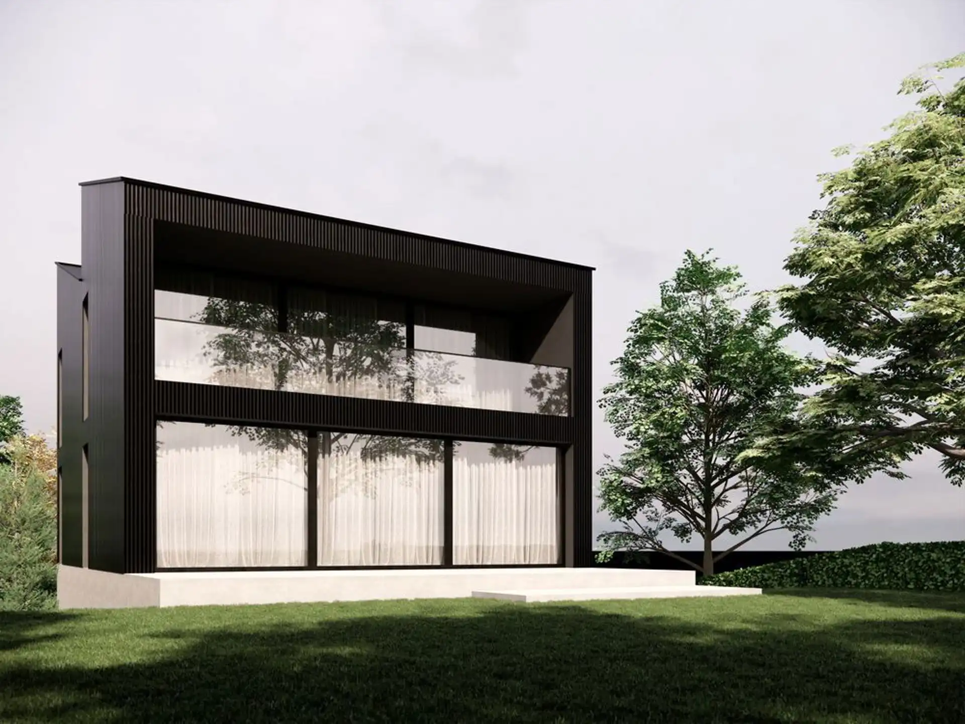 Mooie bouwgrond voor open bebouwing met zuidgerichte tuin foto {{pictureIndex}}