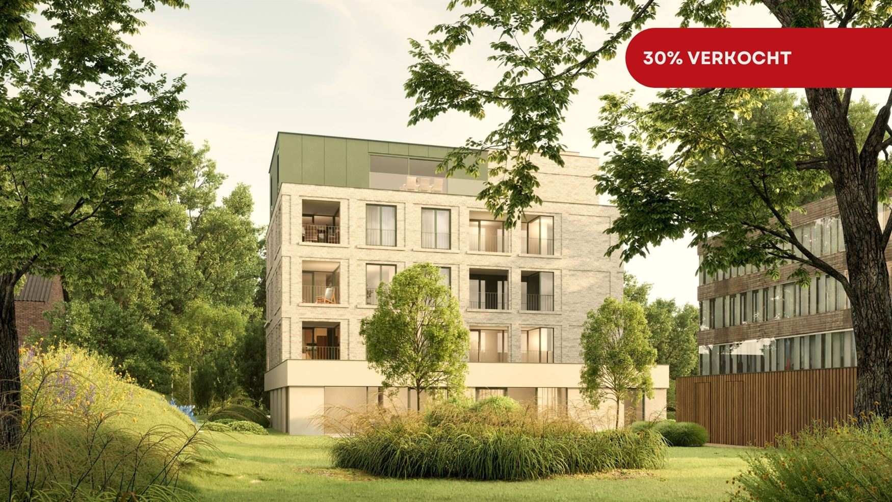 Lichtrijk wonen aan de rand van Gent foto {{pictureIndex}}