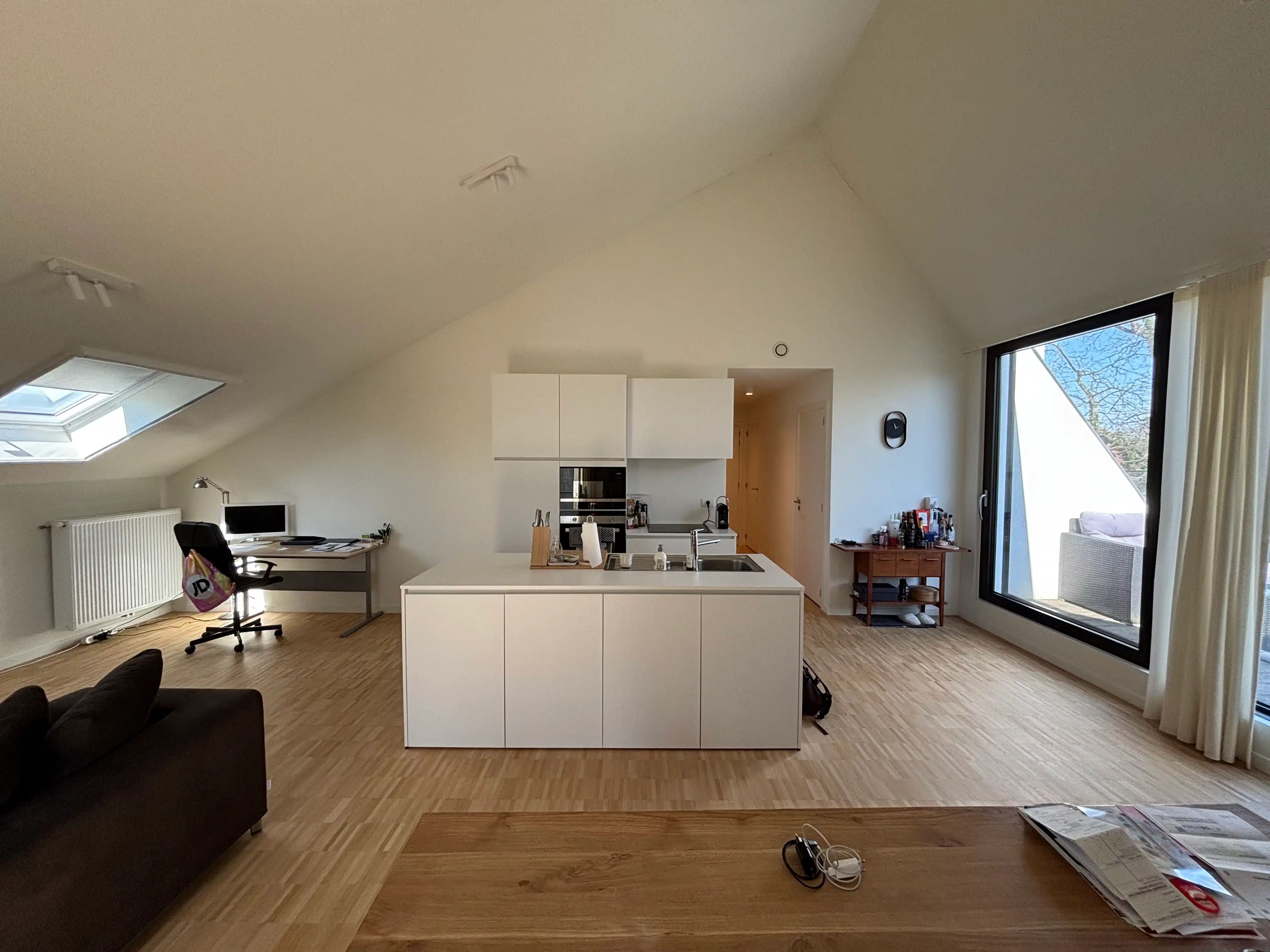 TE HUUR moderne penthouse met ruim terras  in Olsene foto 7