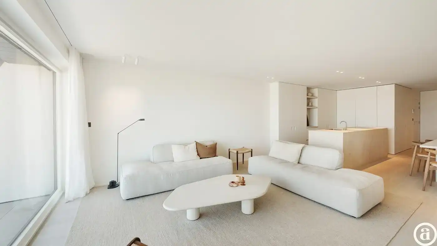 Magnifiek appartement met frontaal zeezicht in Zoute. foto 5