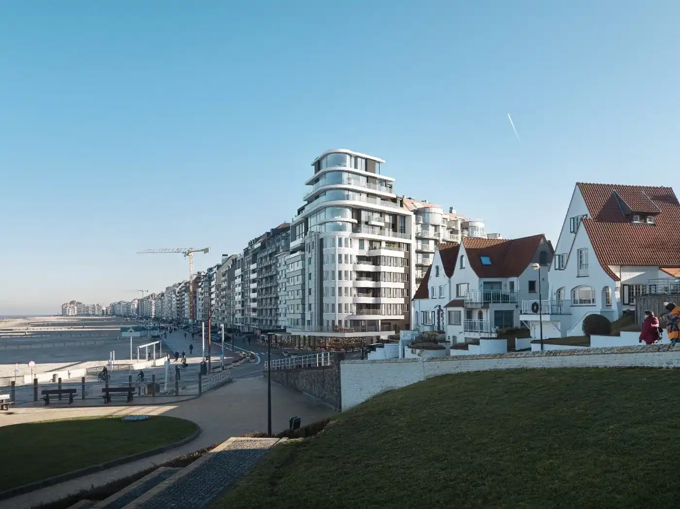 Uitzonderlijk duplex penthouse met een ideale oriëntatie en een fenomenaal panoramisch zicht over de Noordzee, Duinbergen en het Albertstrand foto 3